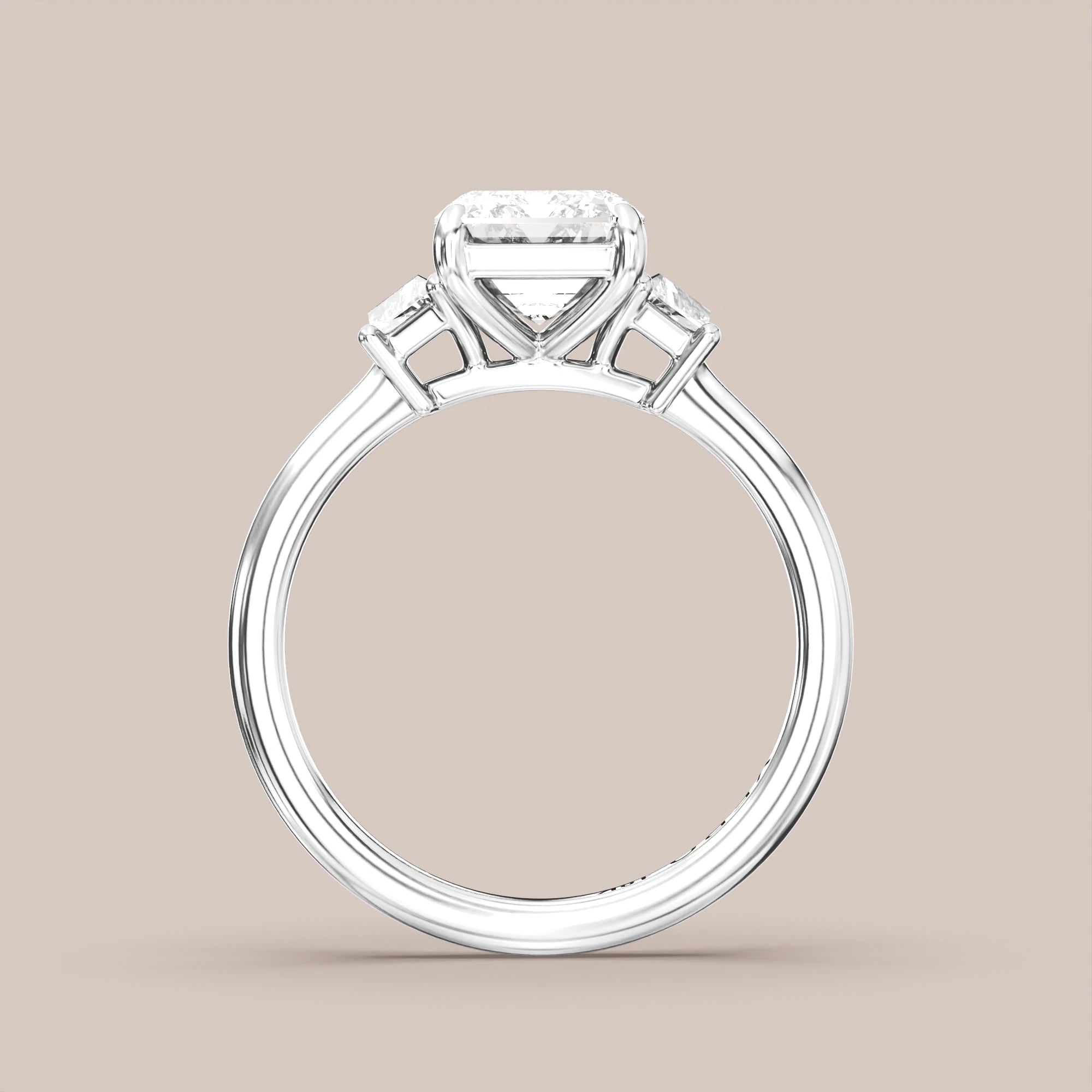 Emerald - White gold