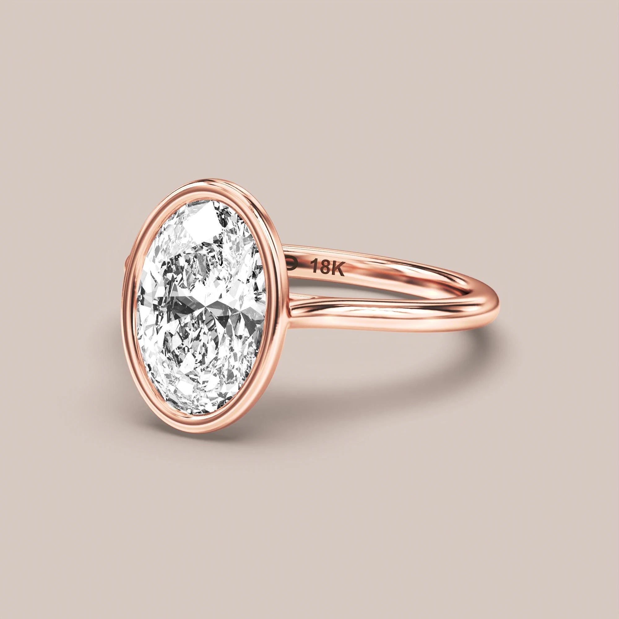 Oval - Rose gold