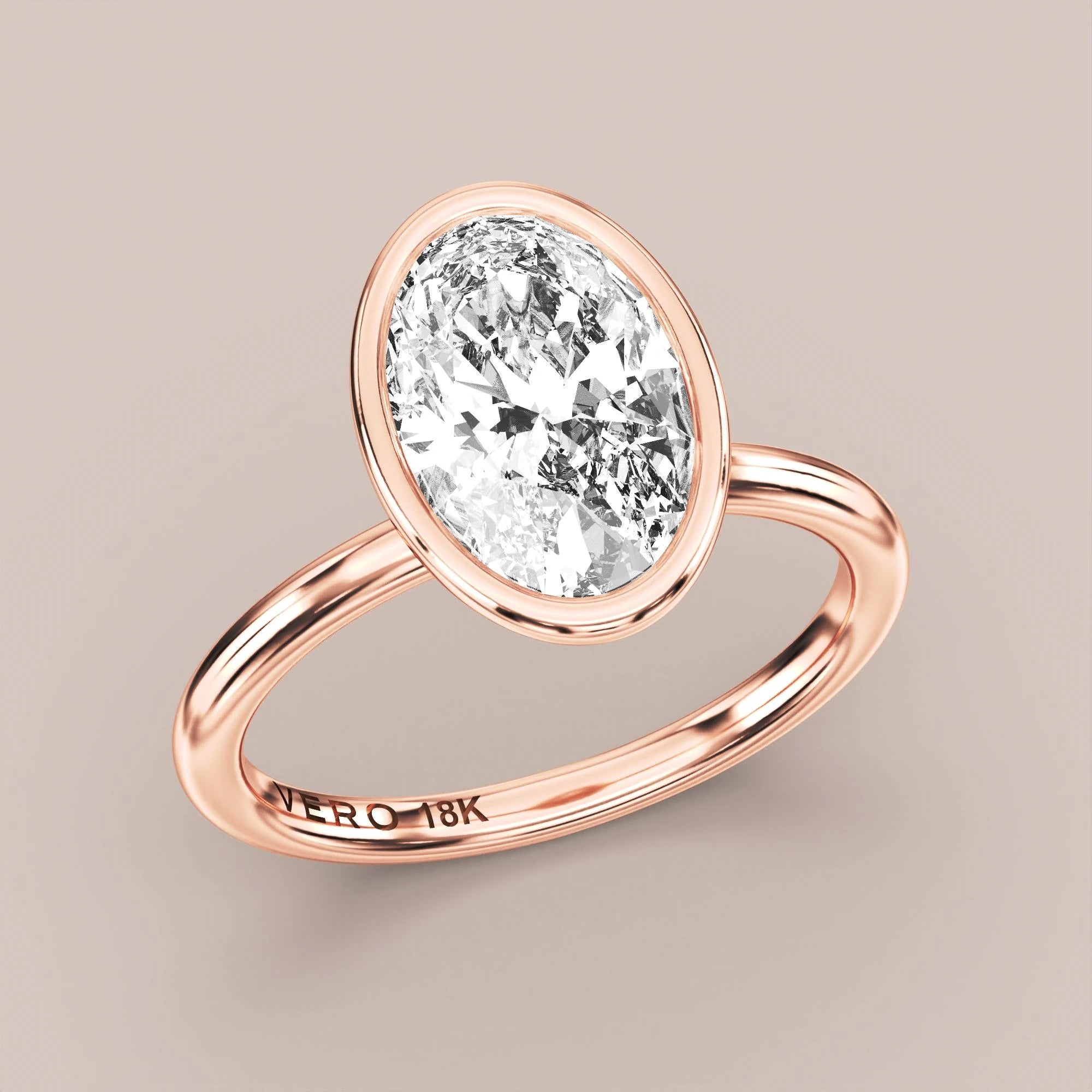 Oval - Rose gold