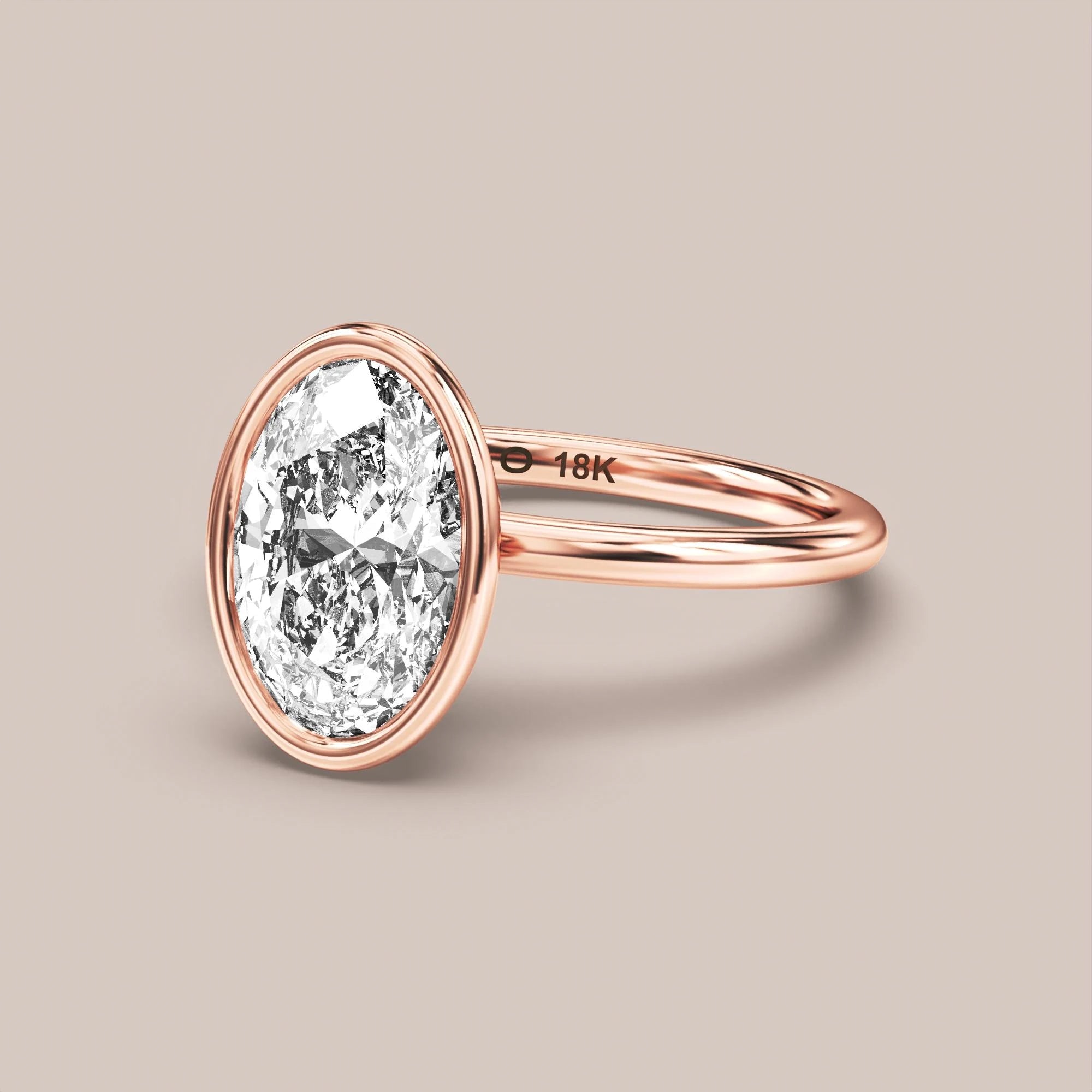 Oval - Rose gold