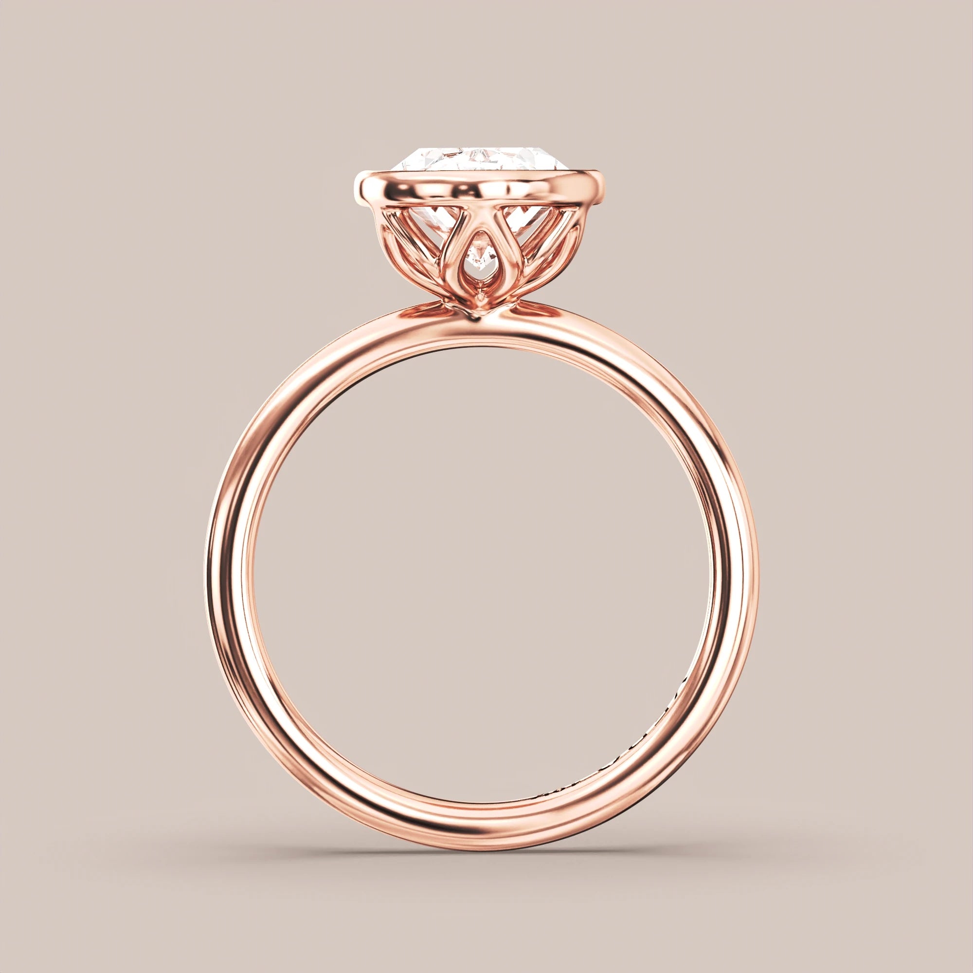Oval - Rose gold