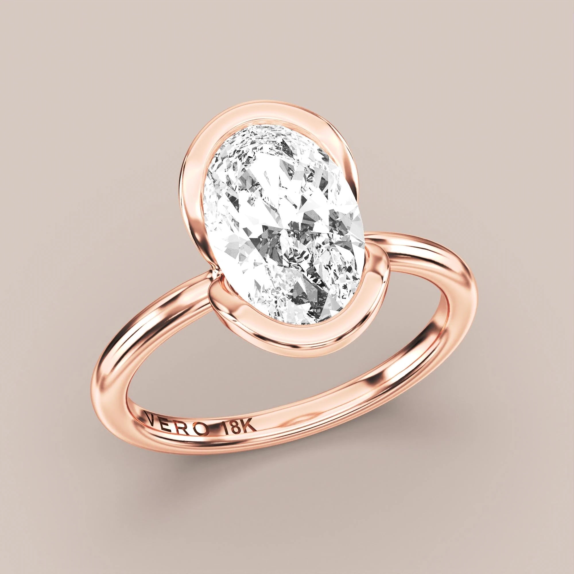 Oval - Rose gold