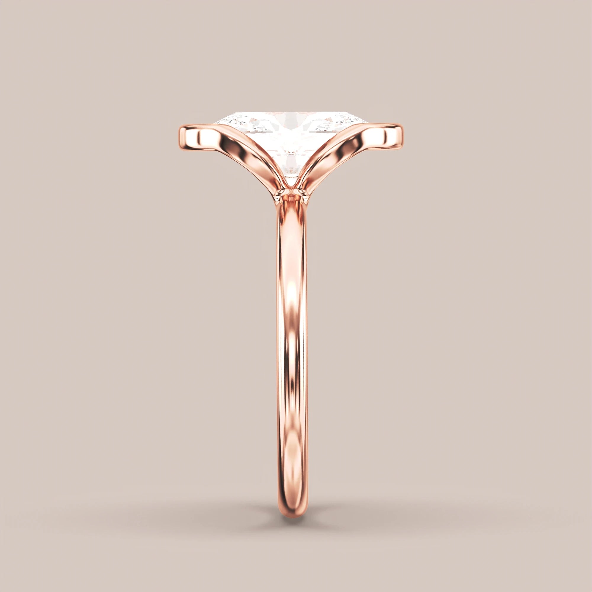 Oval - Rose gold