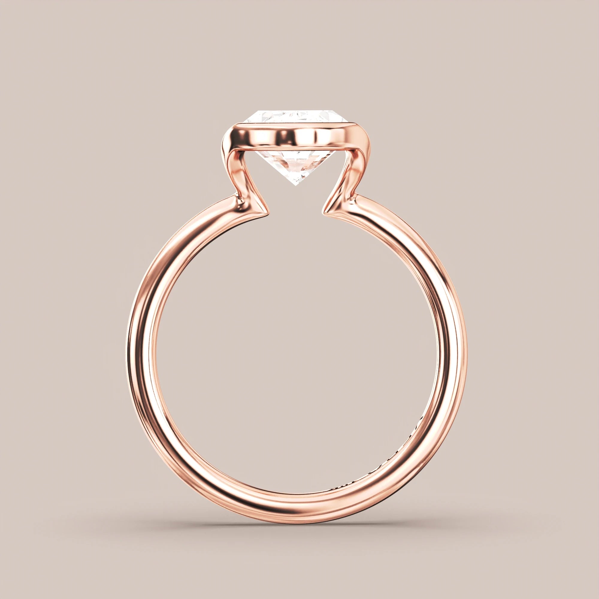 Oval - Rose gold