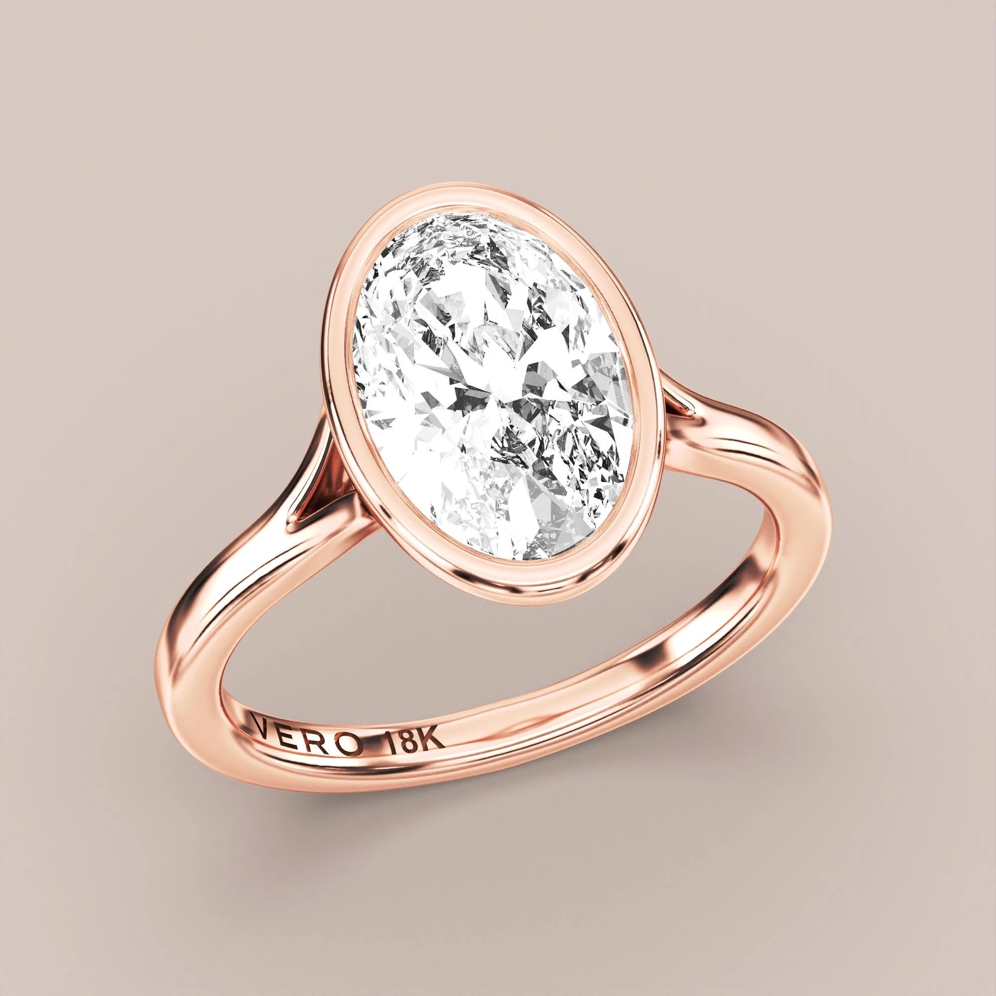 Oval - Rose gold