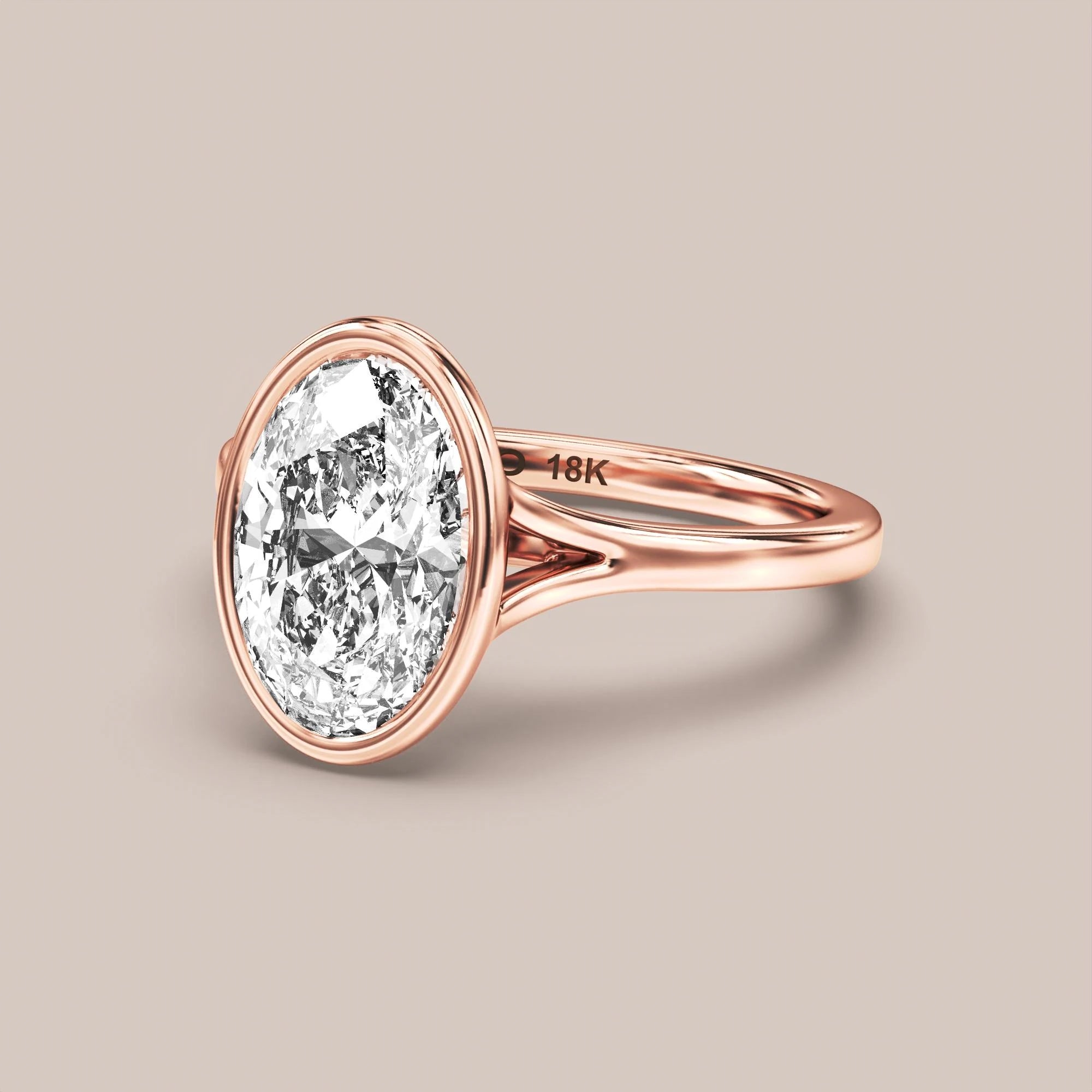 Oval - Rose gold