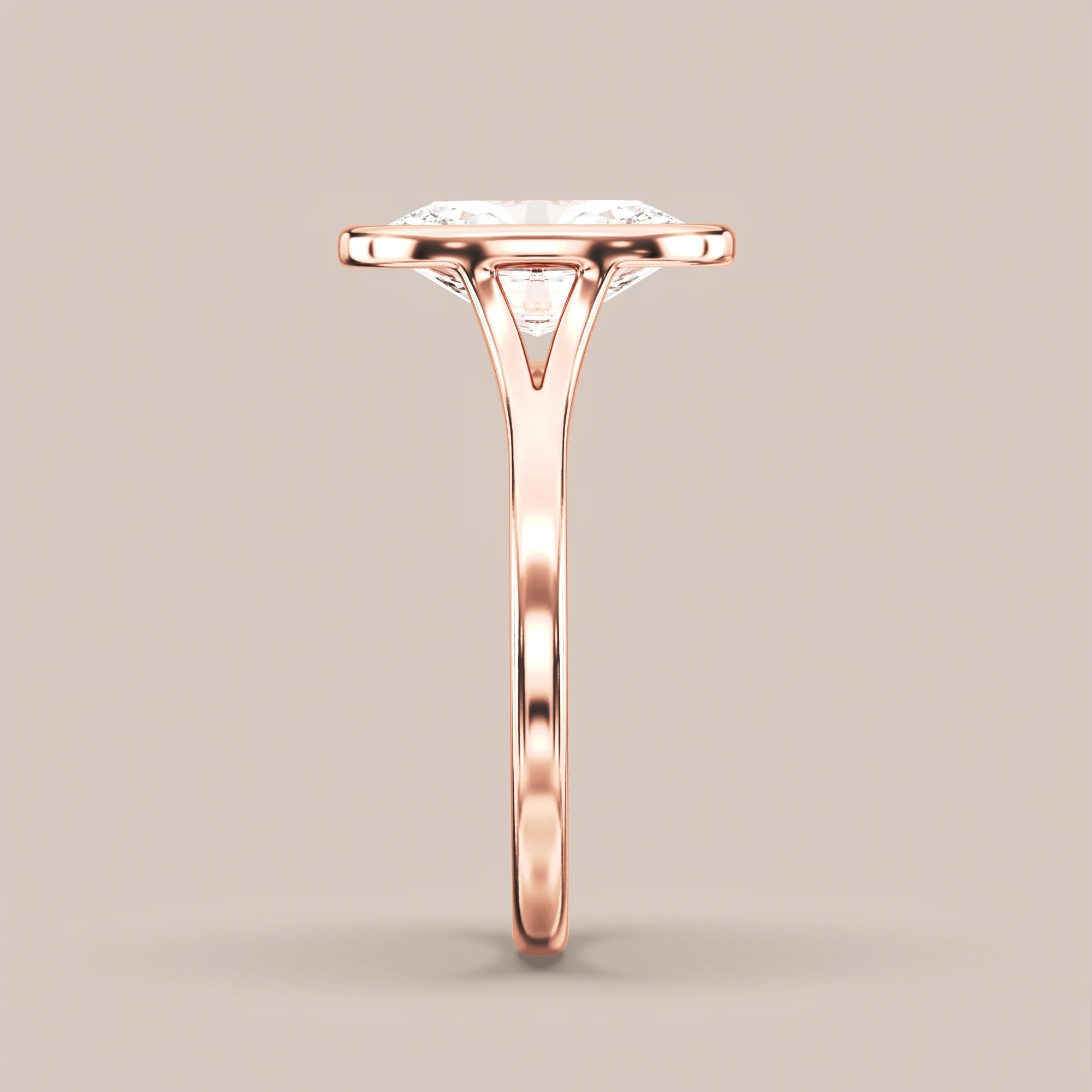 Oval - Rose gold