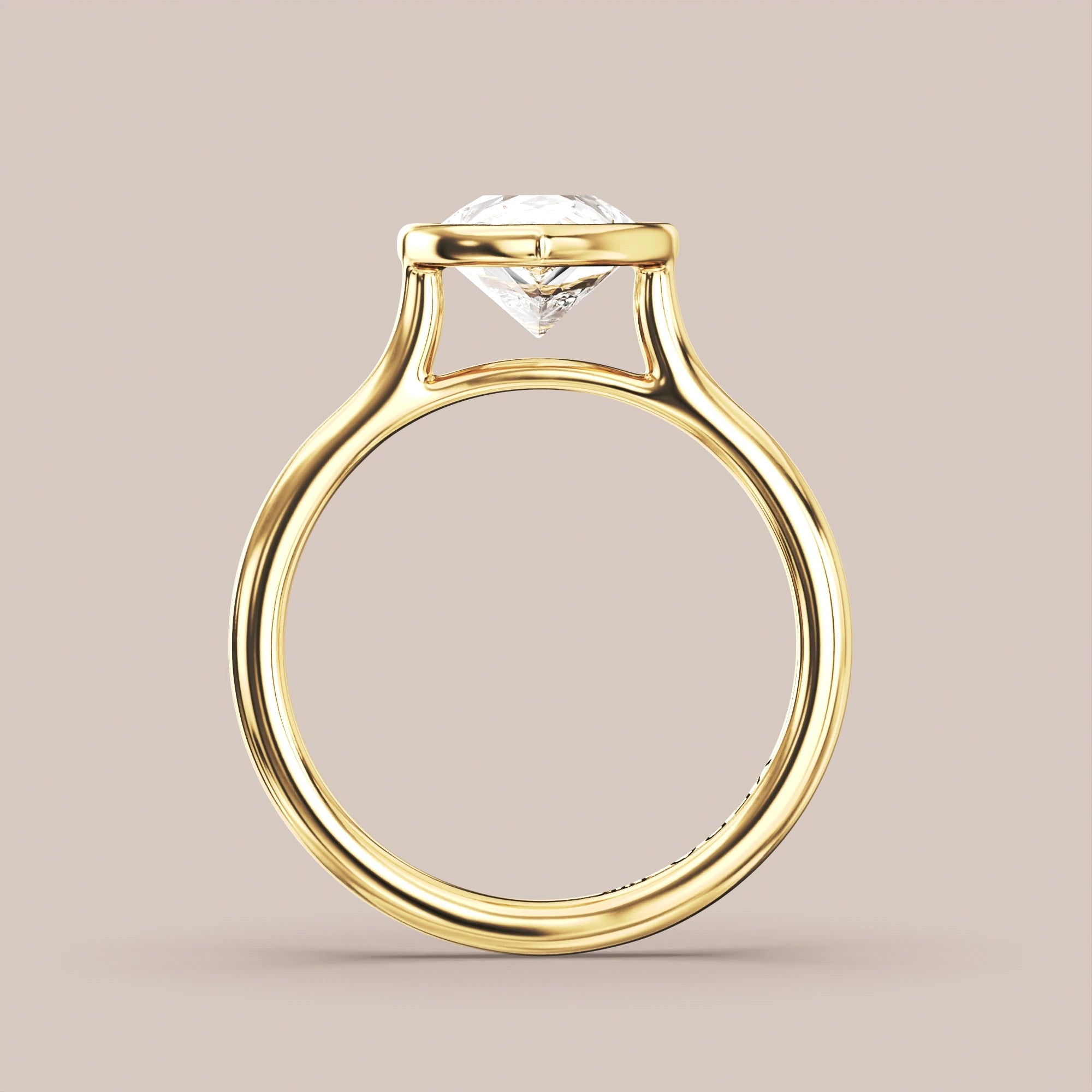 Pear - Yellow gold