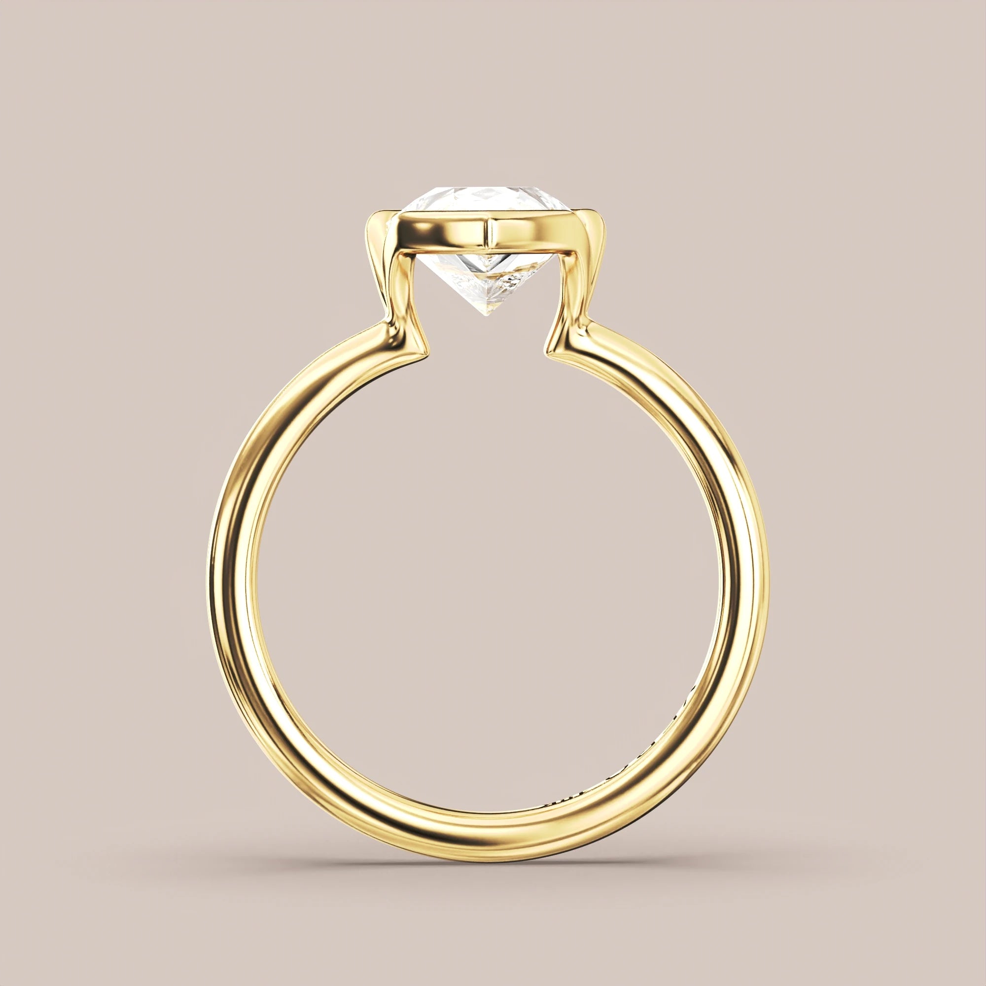 Pear - Yellow gold
