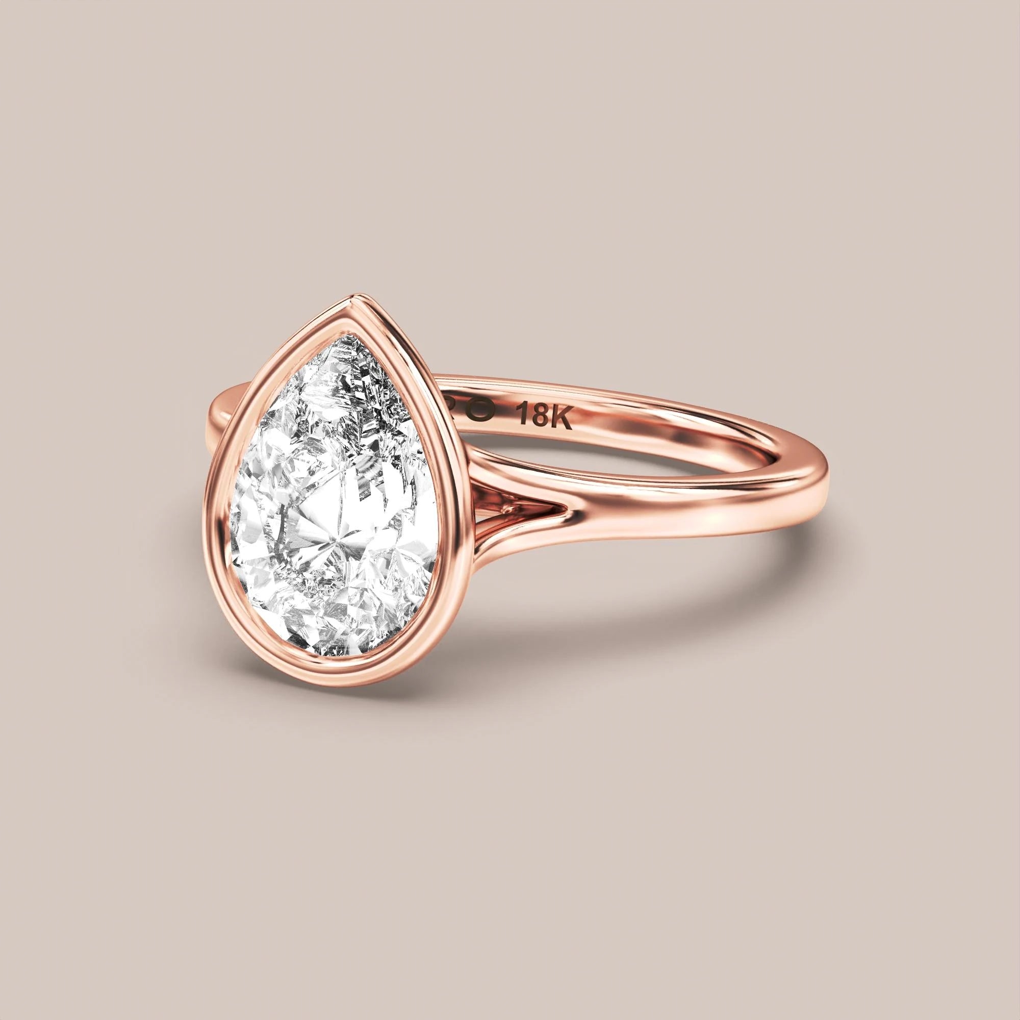 Pear - Rose gold