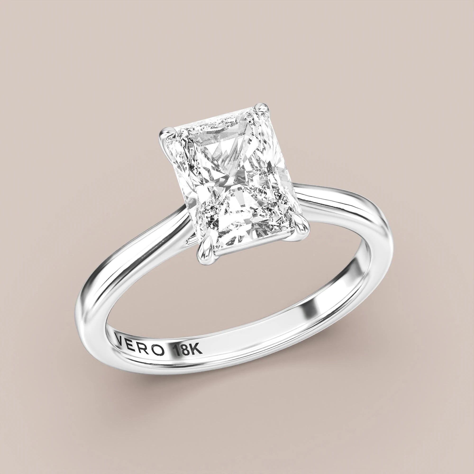 Radiant - White gold