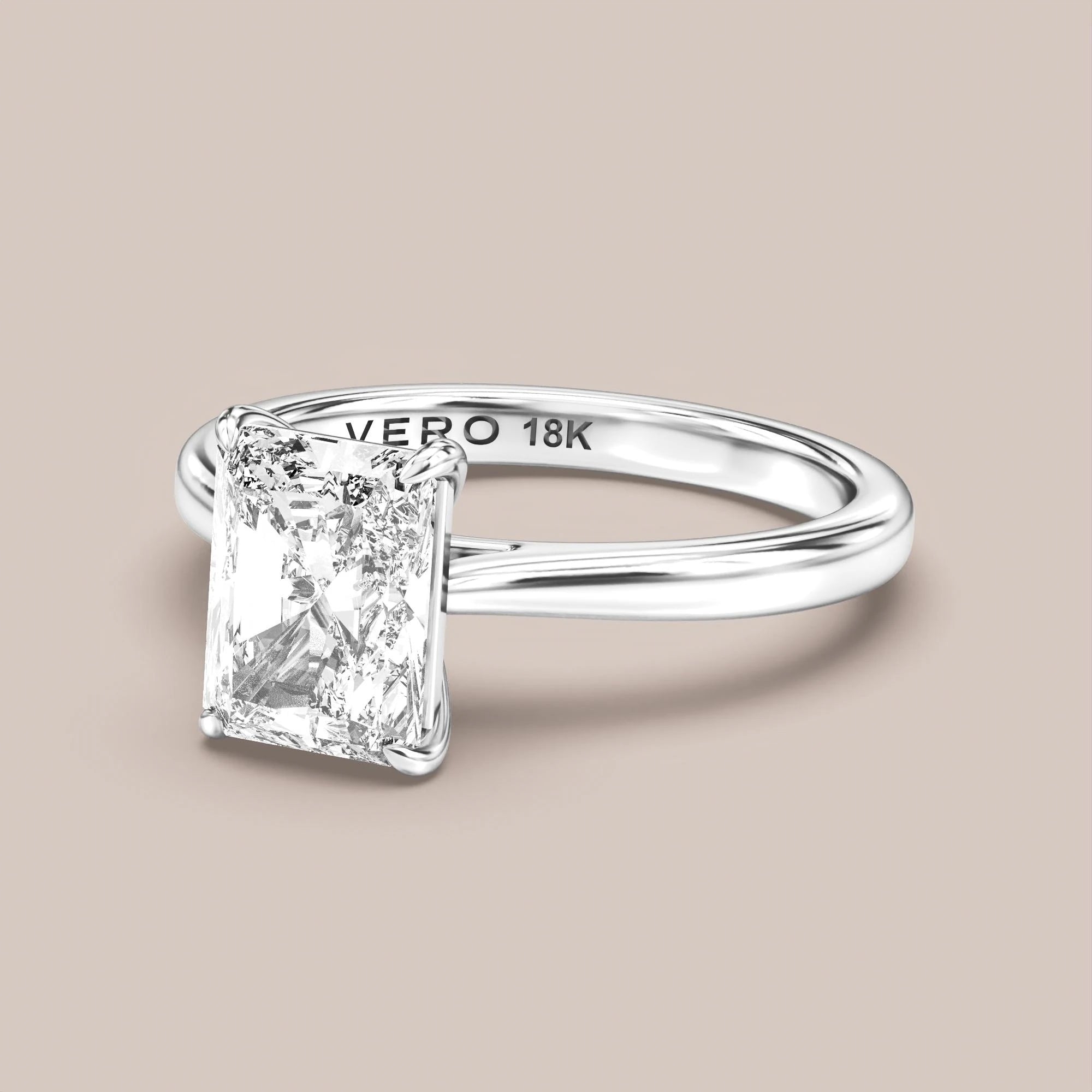 Radiant - White gold