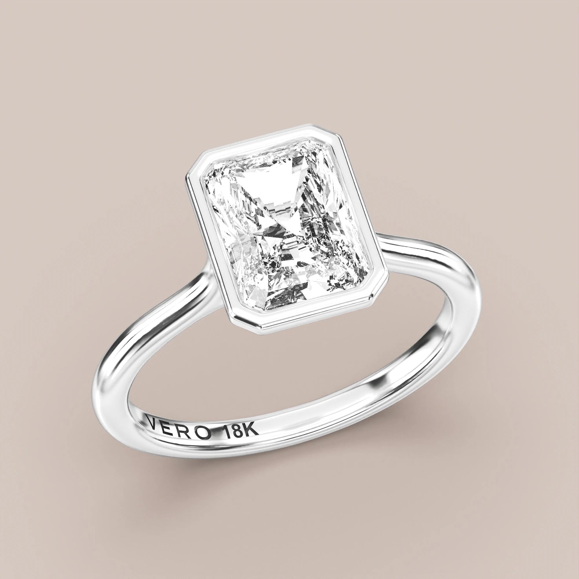 Radiant - White gold