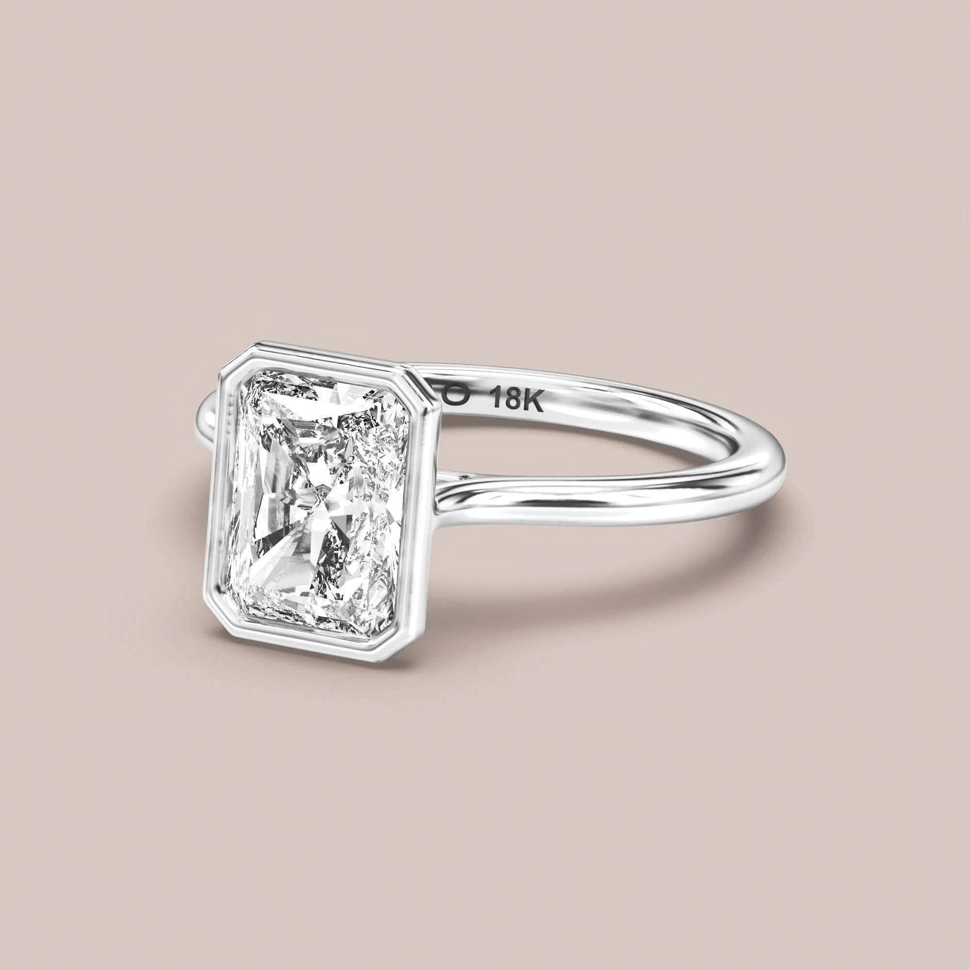 Radiant - White gold