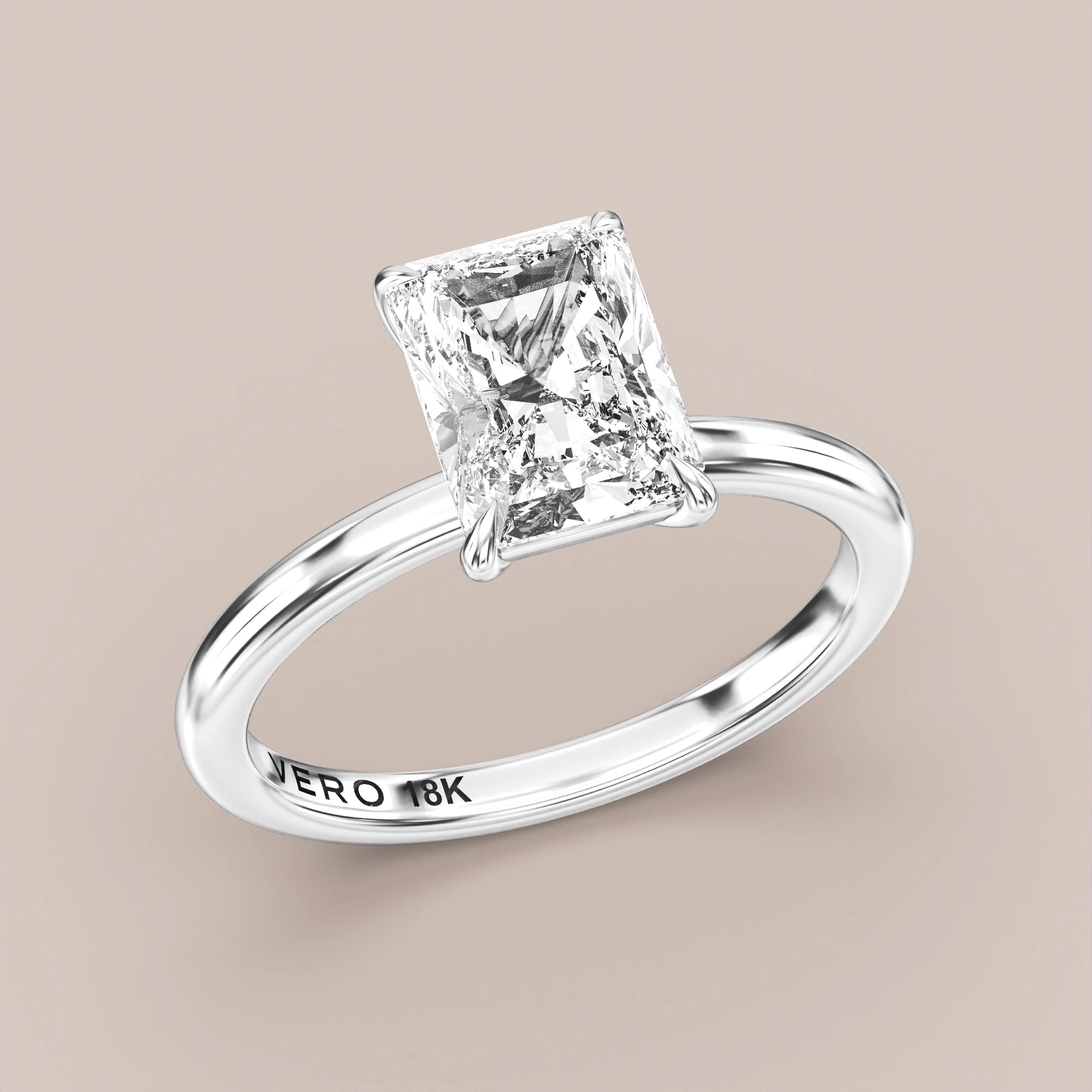 Radiant - White gold