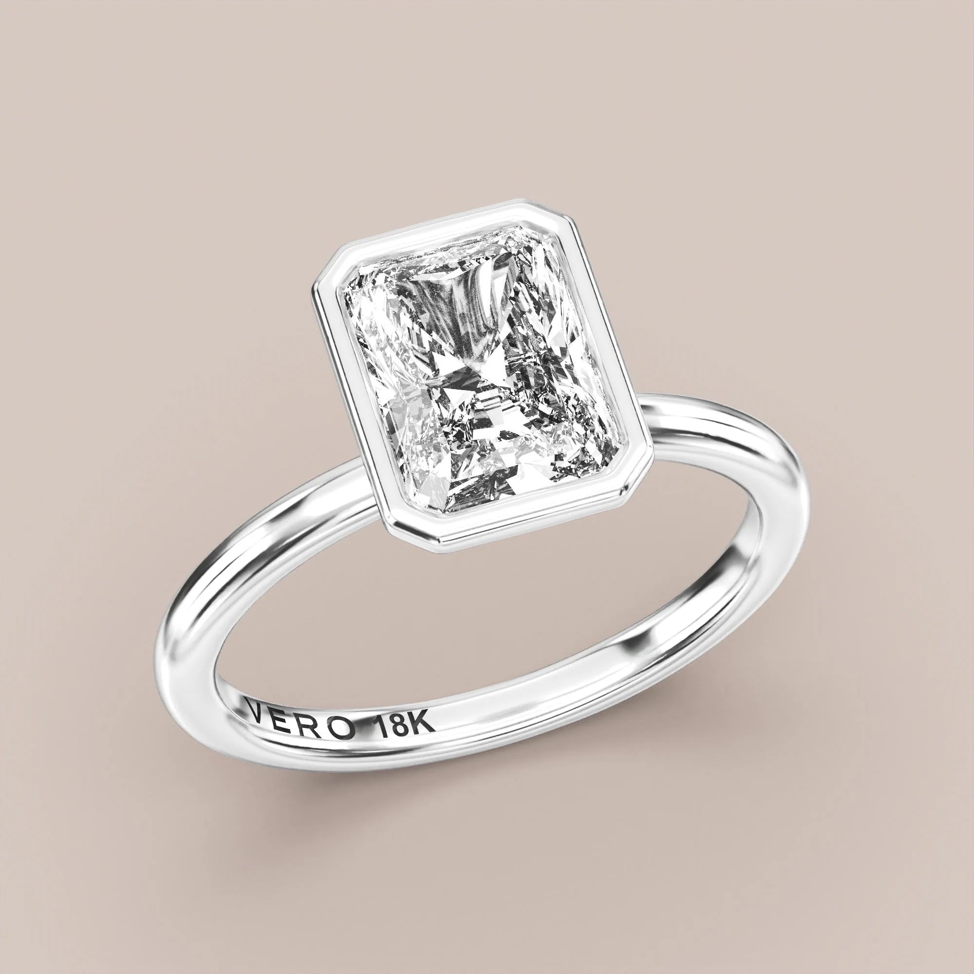 Radiant - White gold