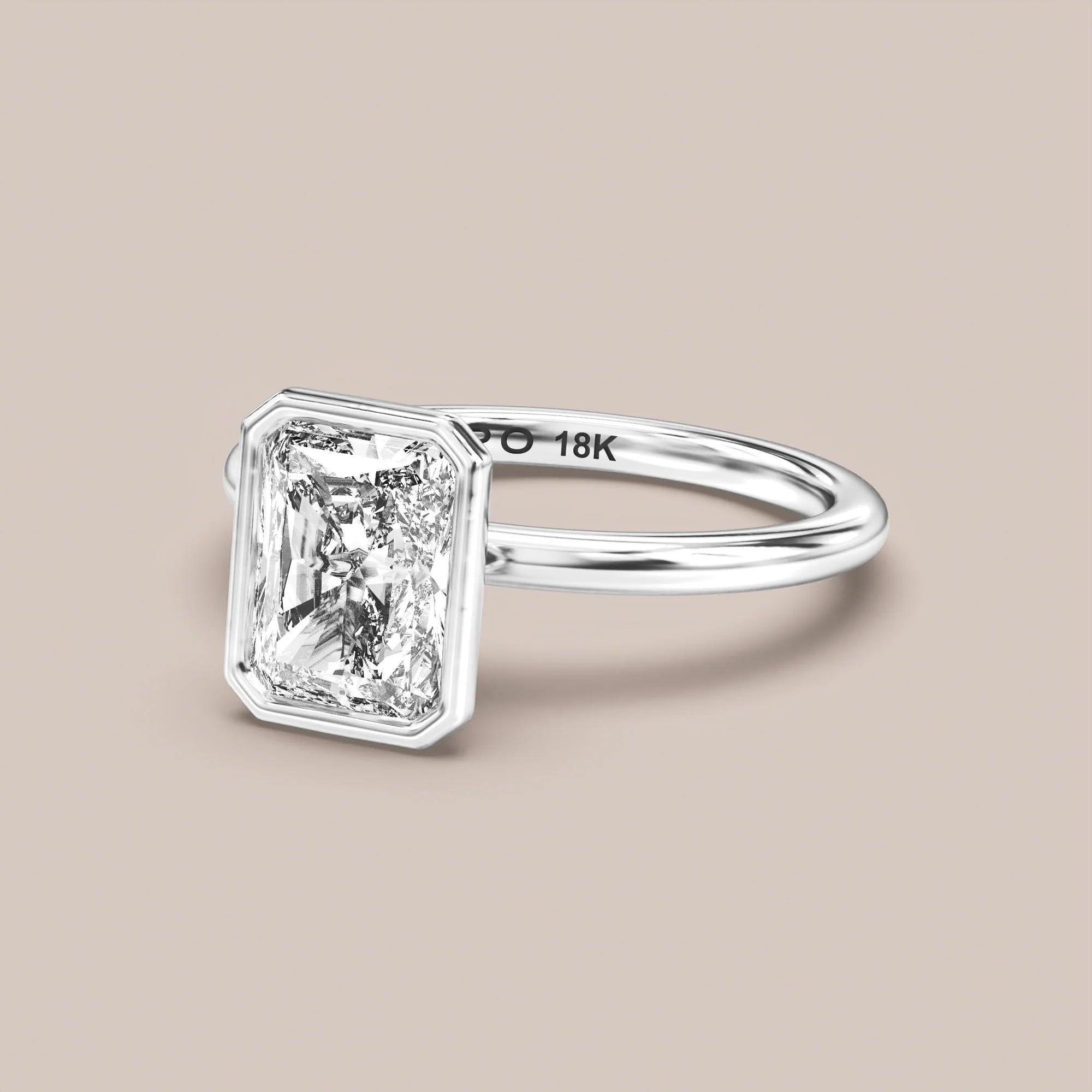 Radiant - White gold