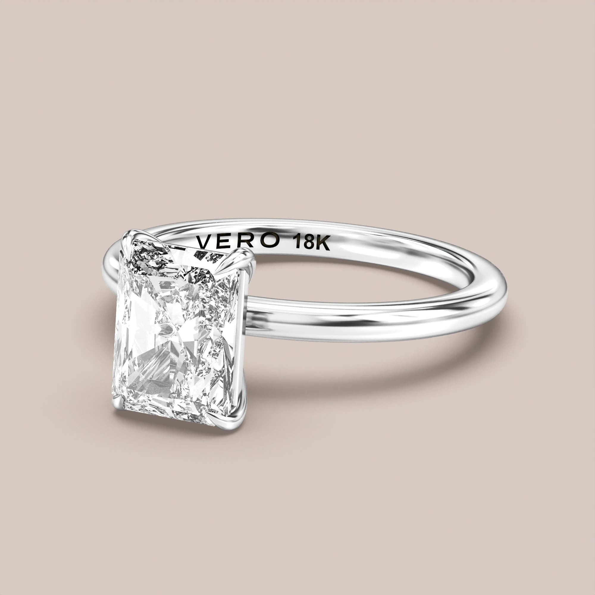 Radiant - White gold