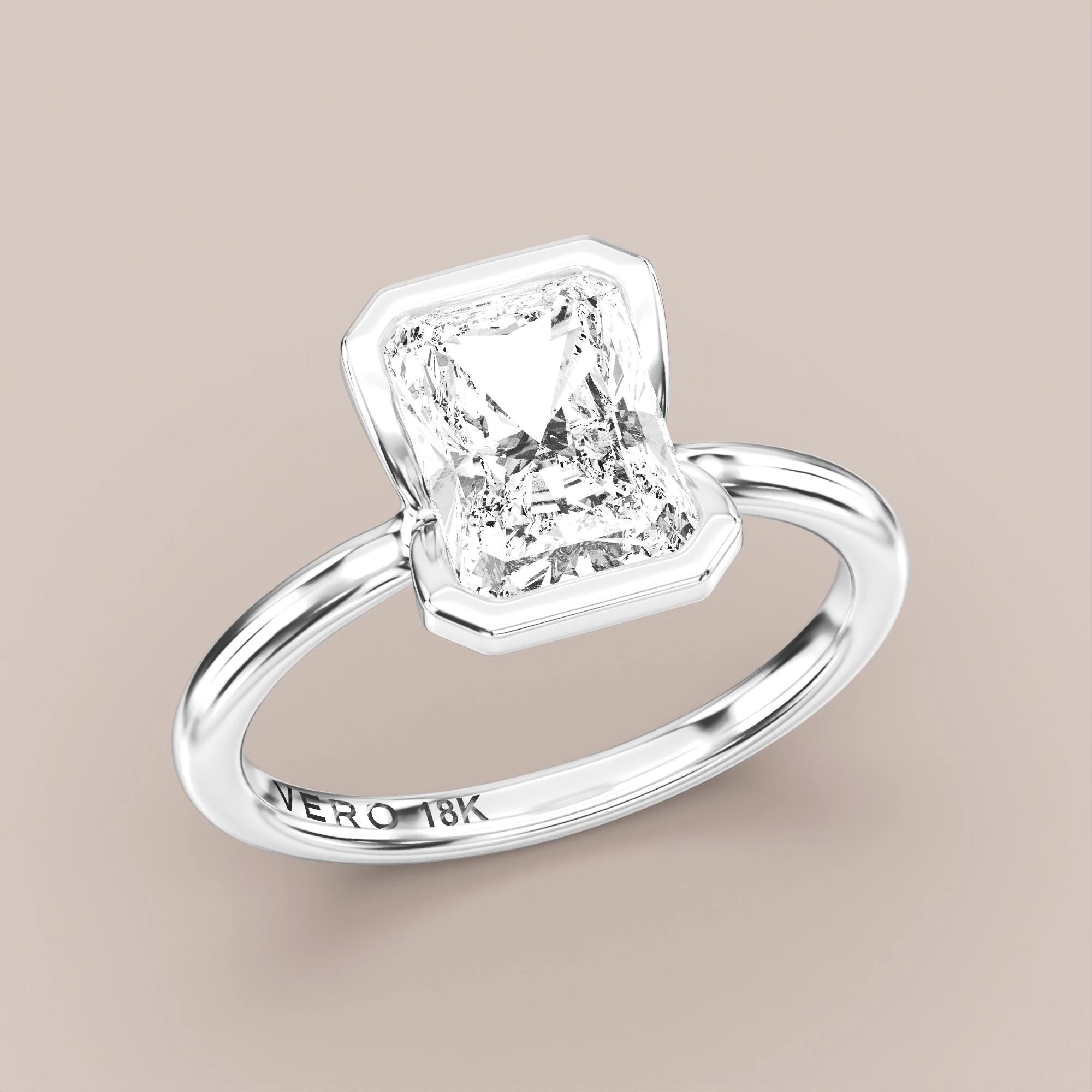 Radiant - White gold