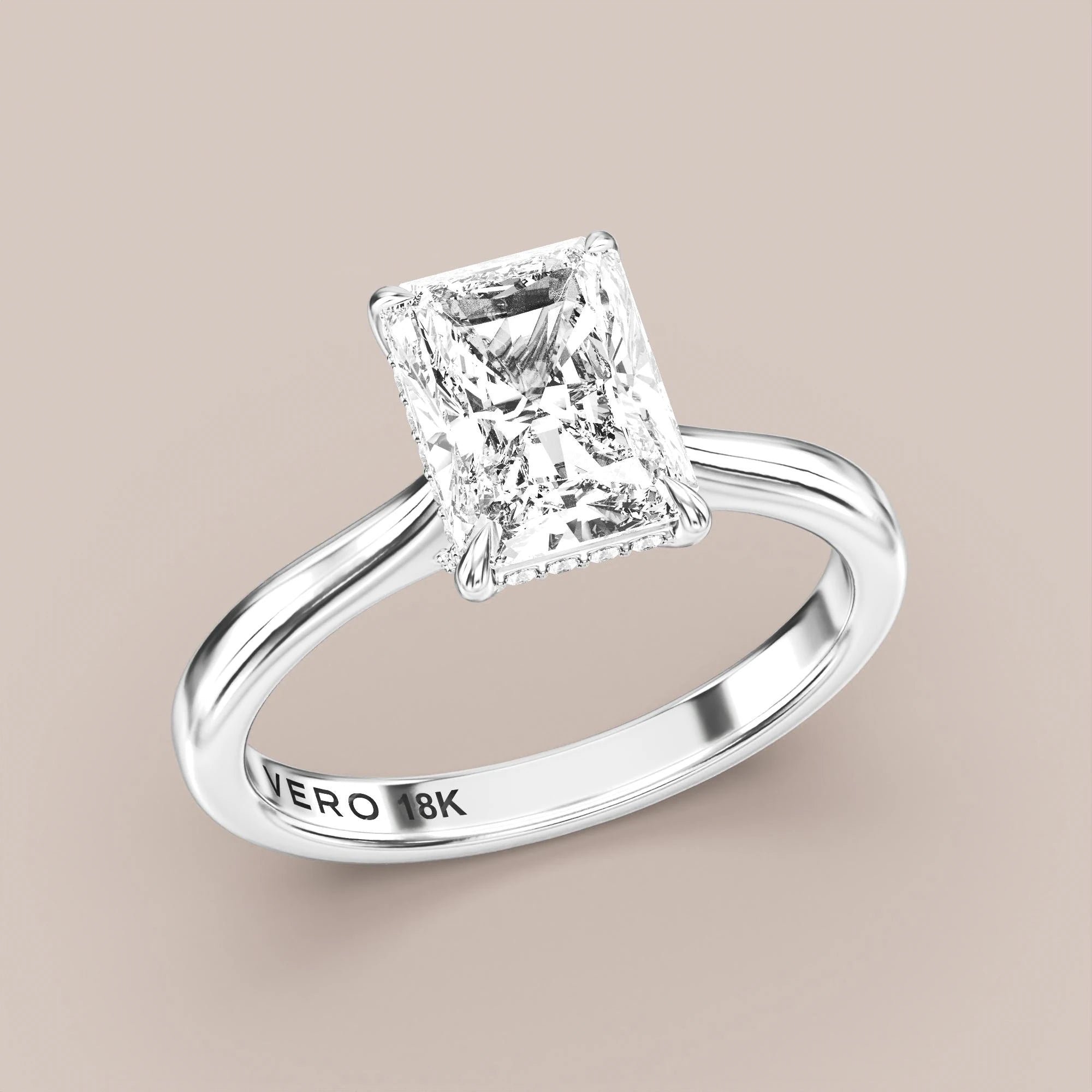 Radiant - White gold