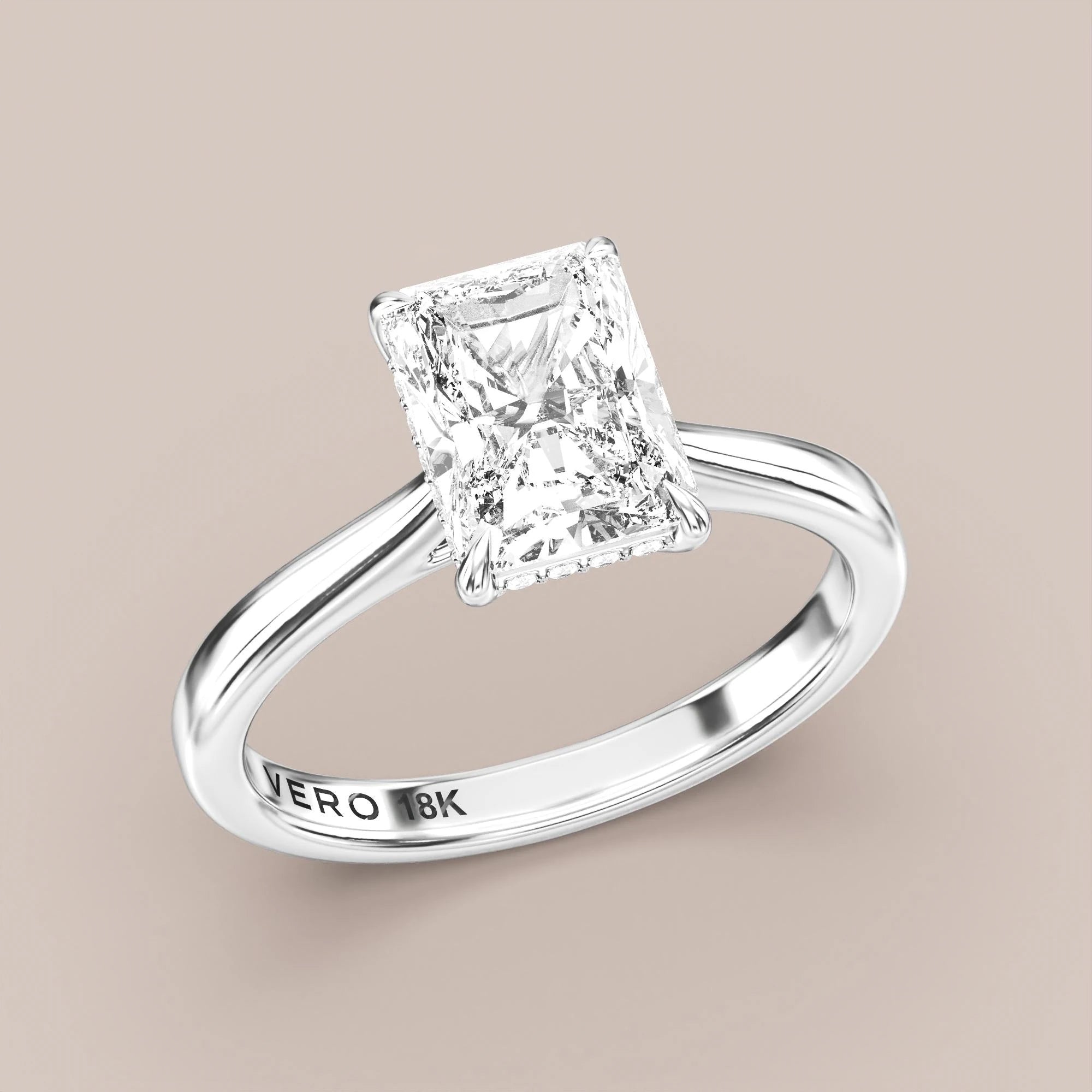 Radiant - White gold