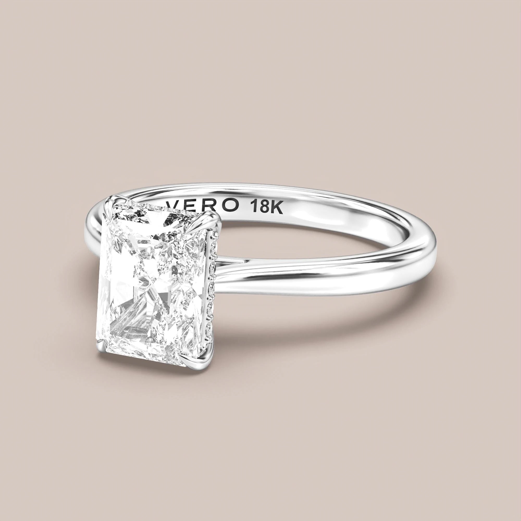 Radiant - White gold