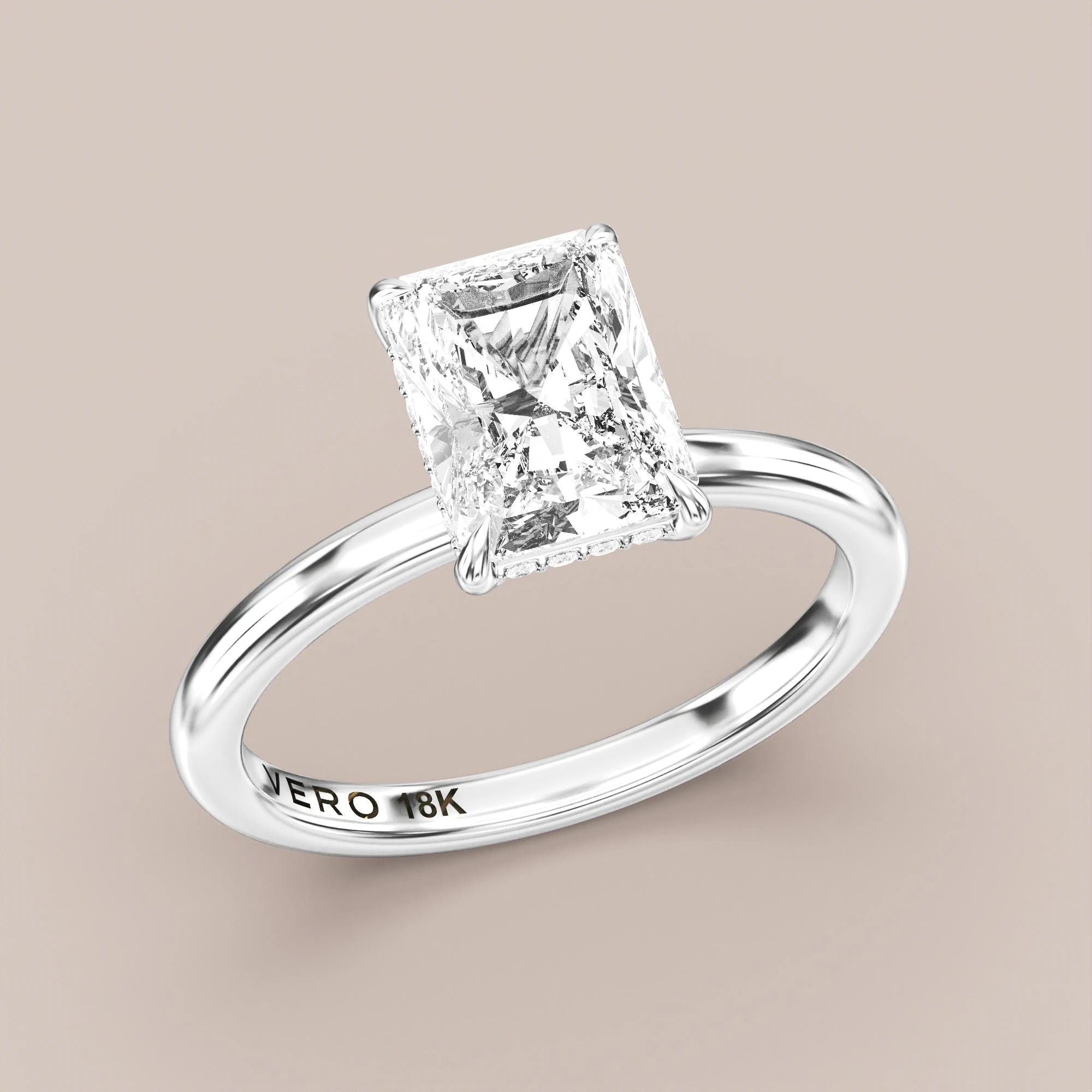 Radiant - White gold