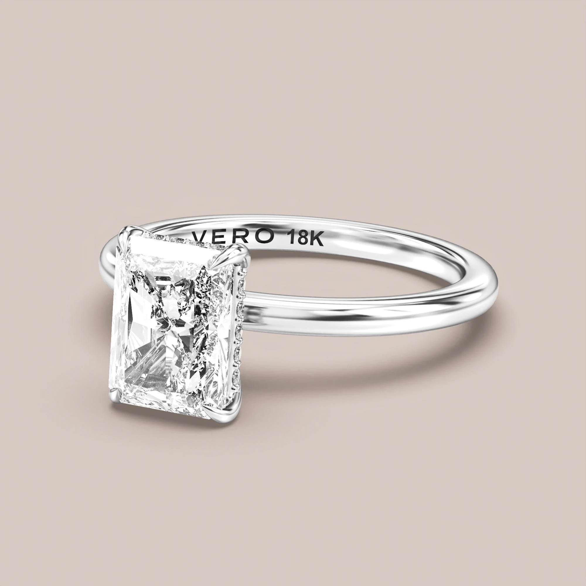 Radiant - White gold