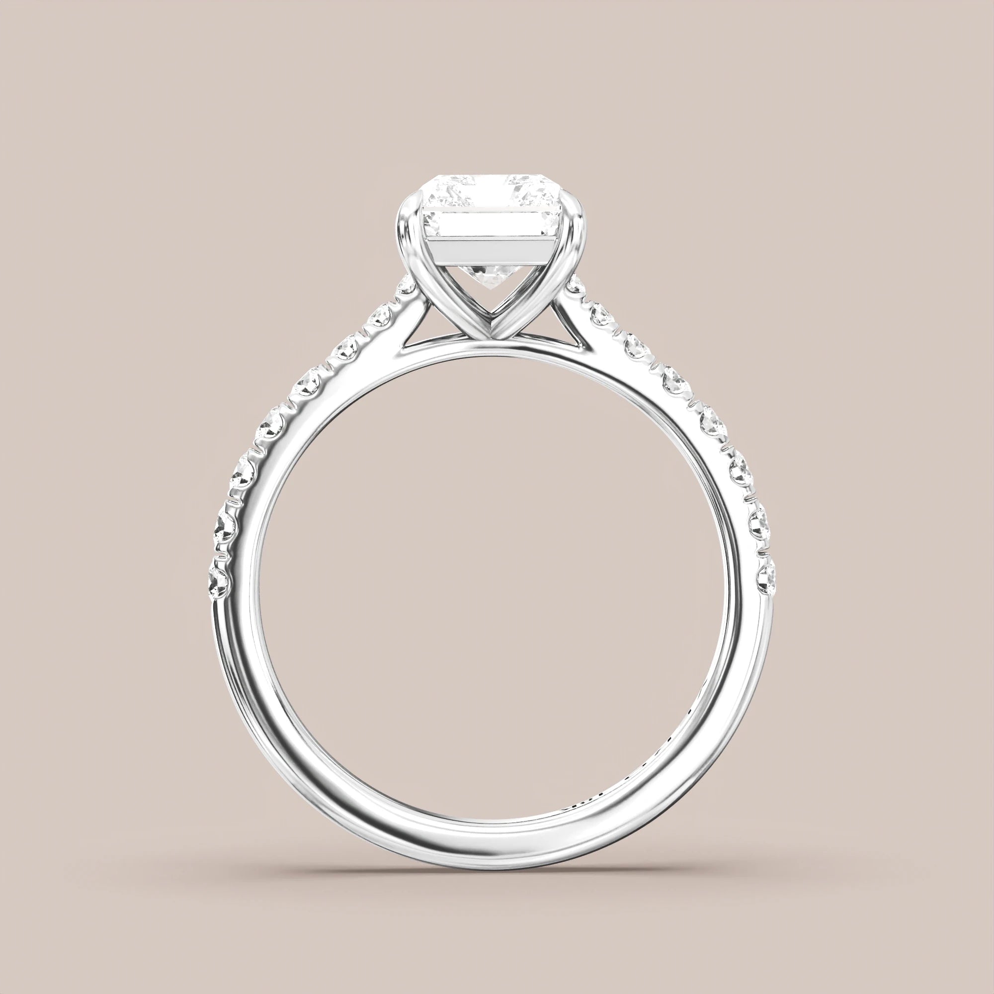 Radiant - White gold