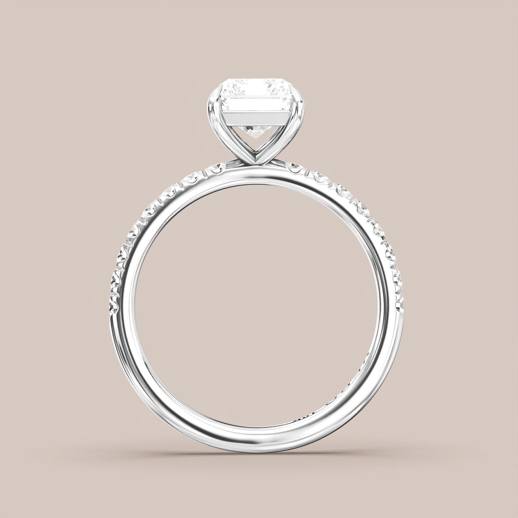 Radiant - White gold