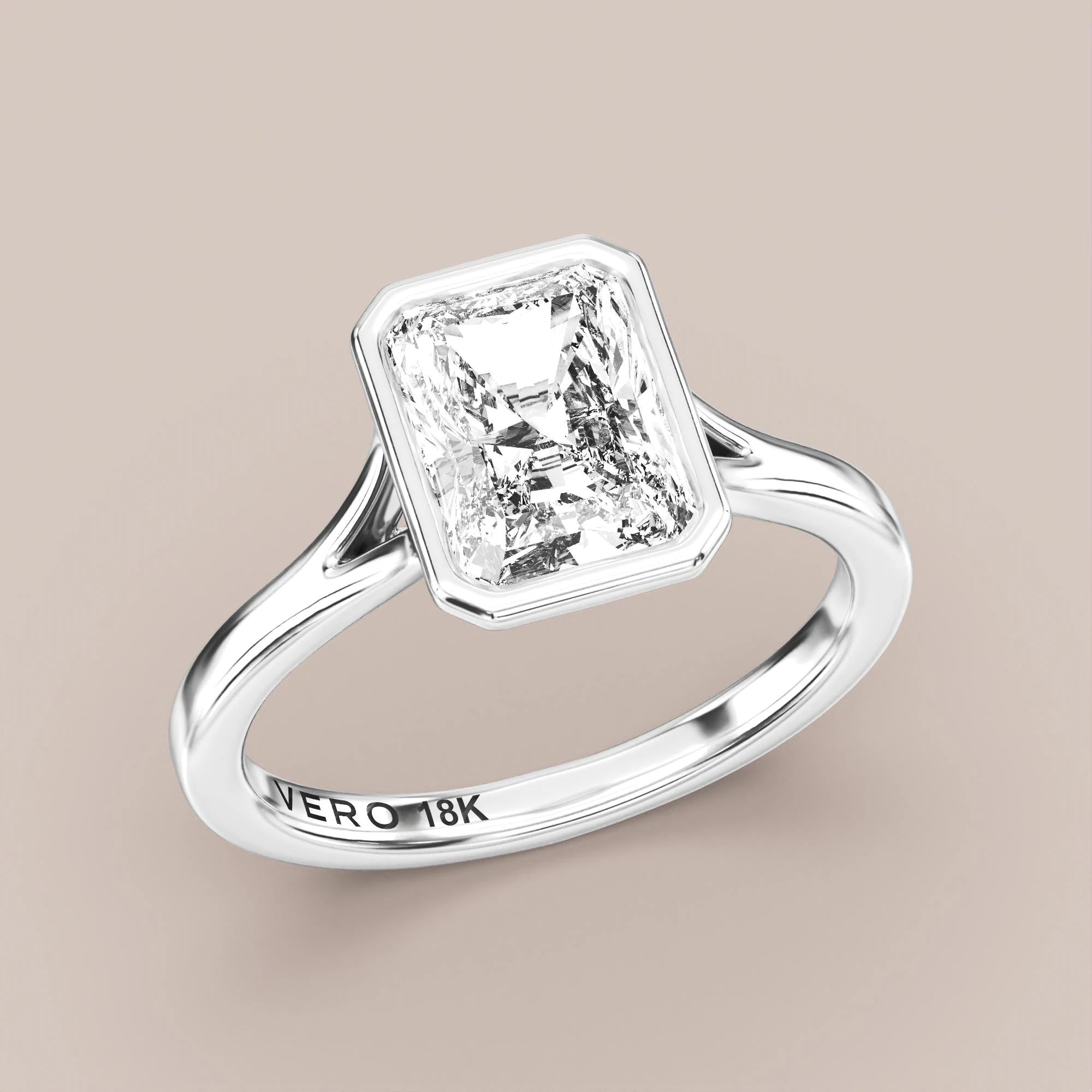 Radiant - White gold