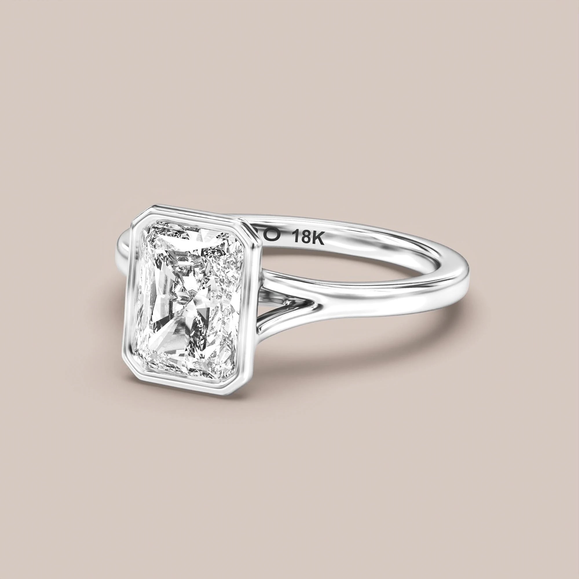 Radiant - White gold