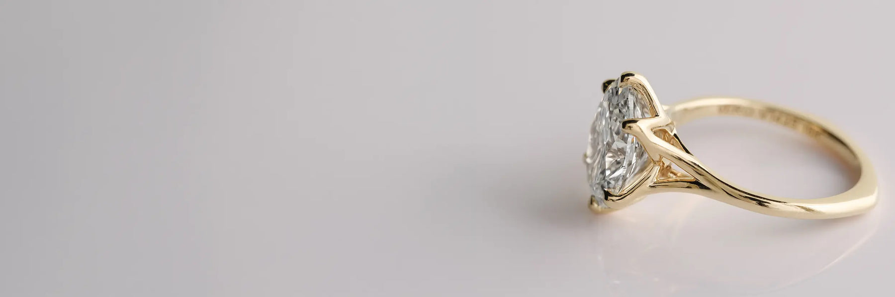 Yellow gold solitaire engagement ring handmade by Vero Diamonds in Ottawa