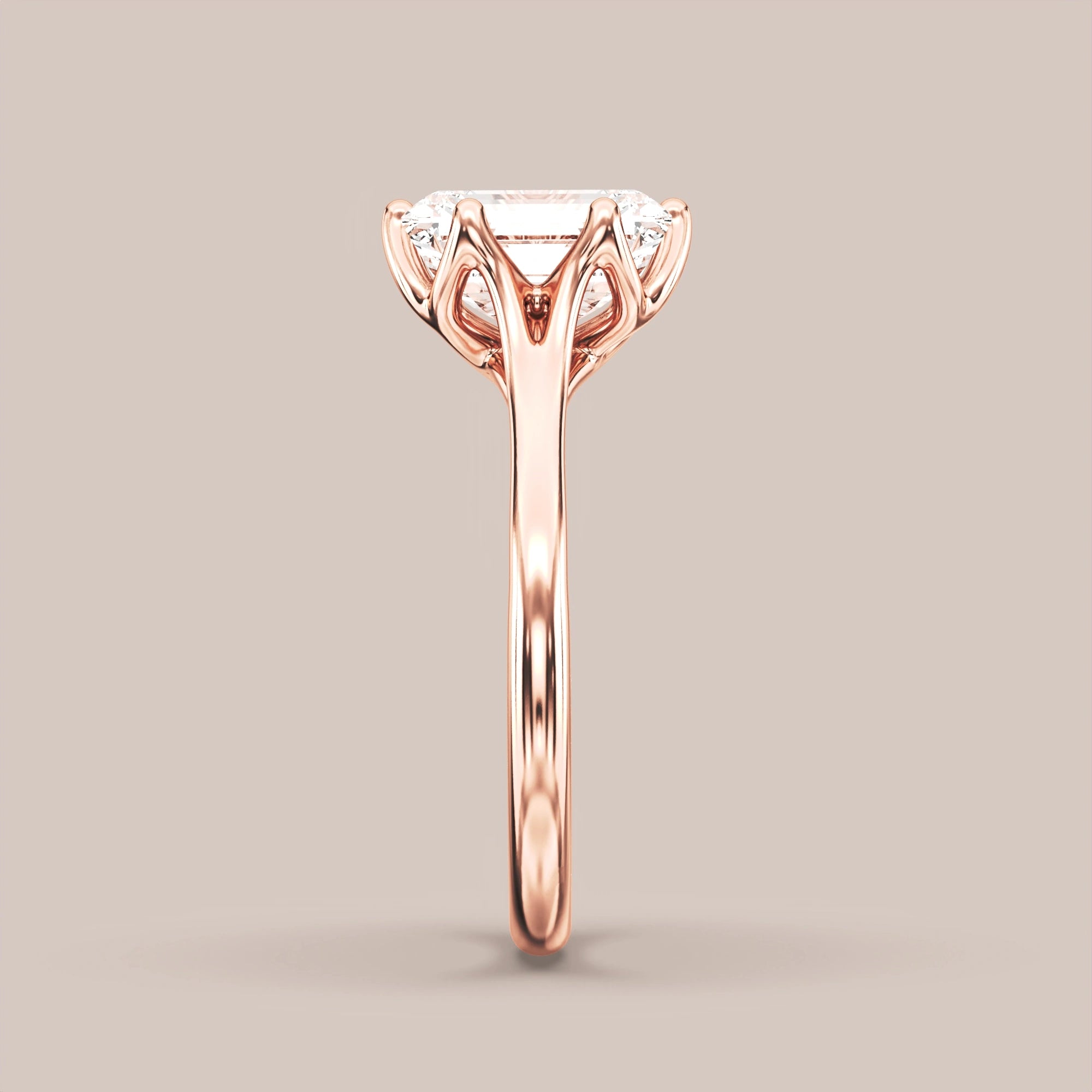 Emerald - Rose gold