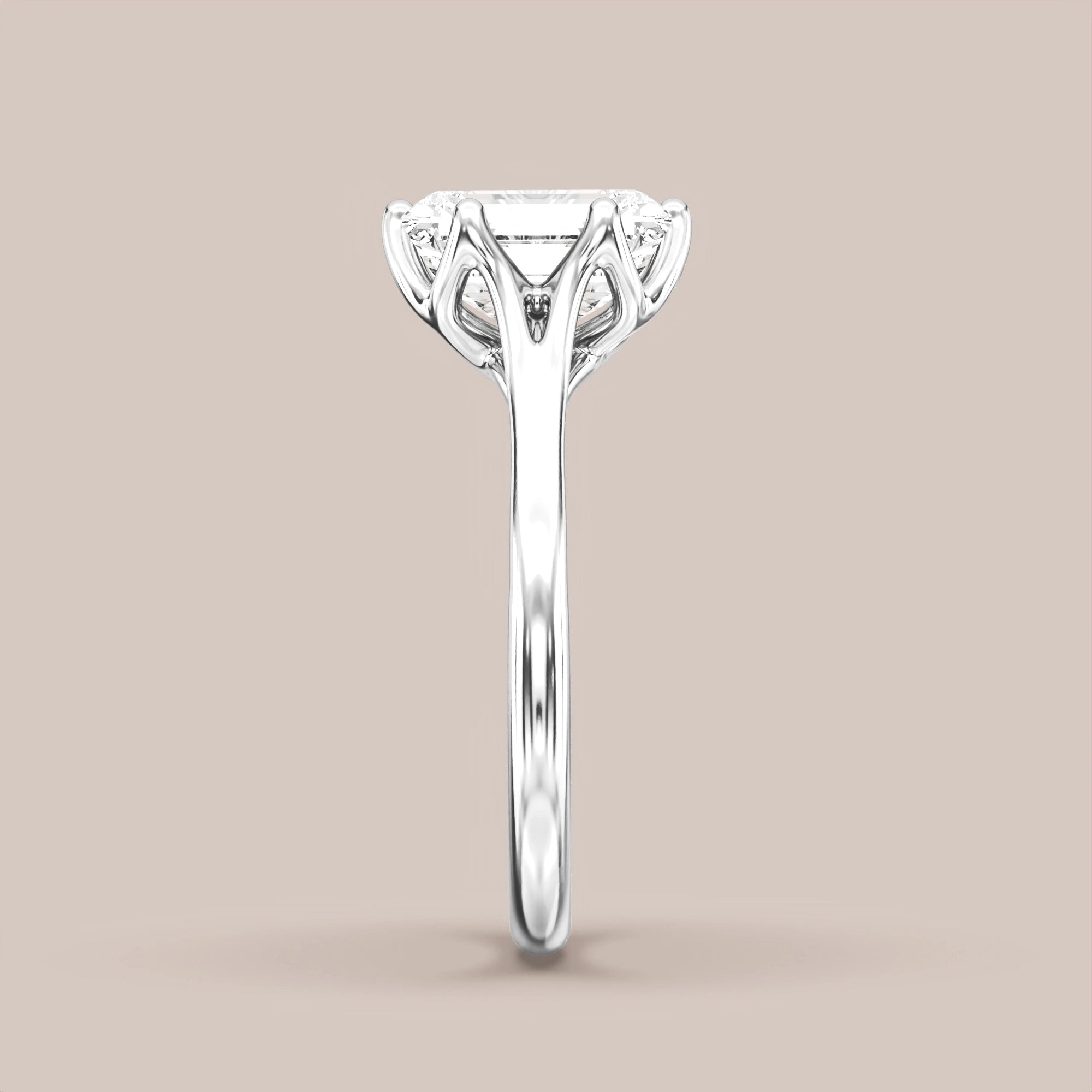Emerald - White gold