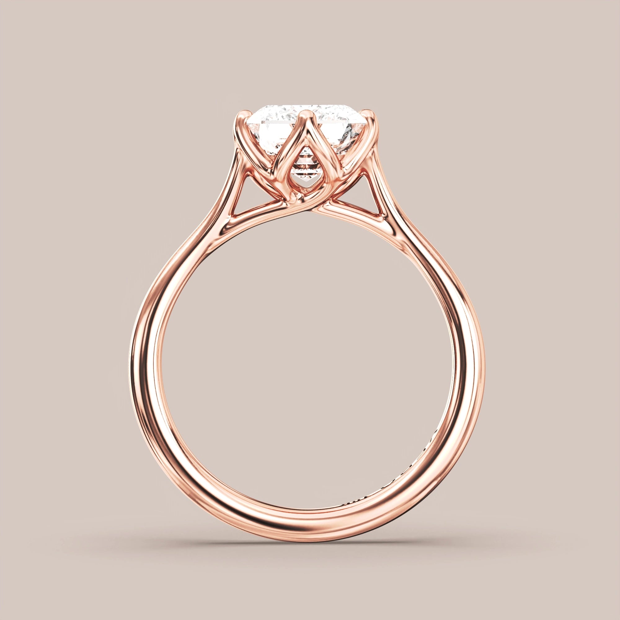 Emerald - Rose gold