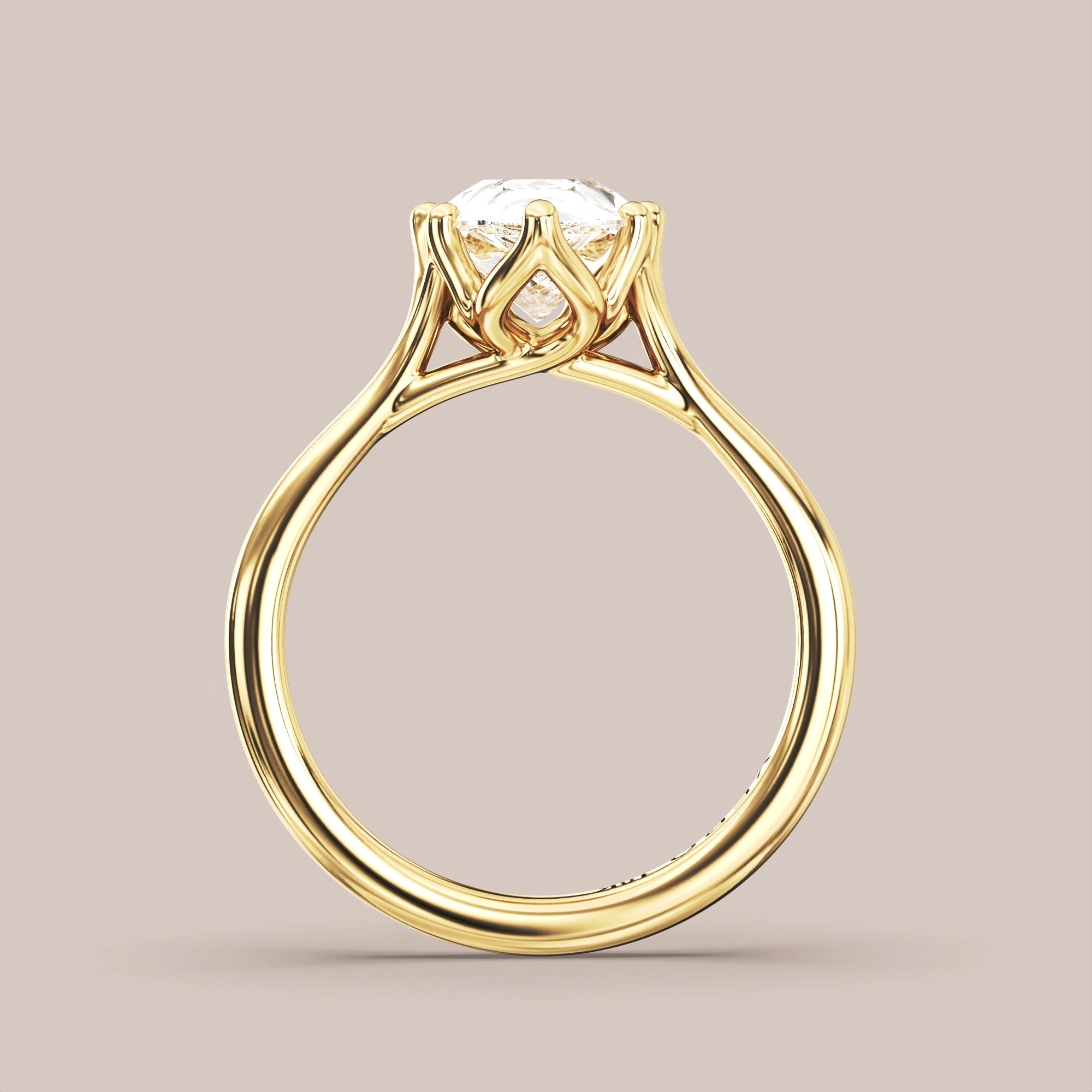 Pear - Yellow gold