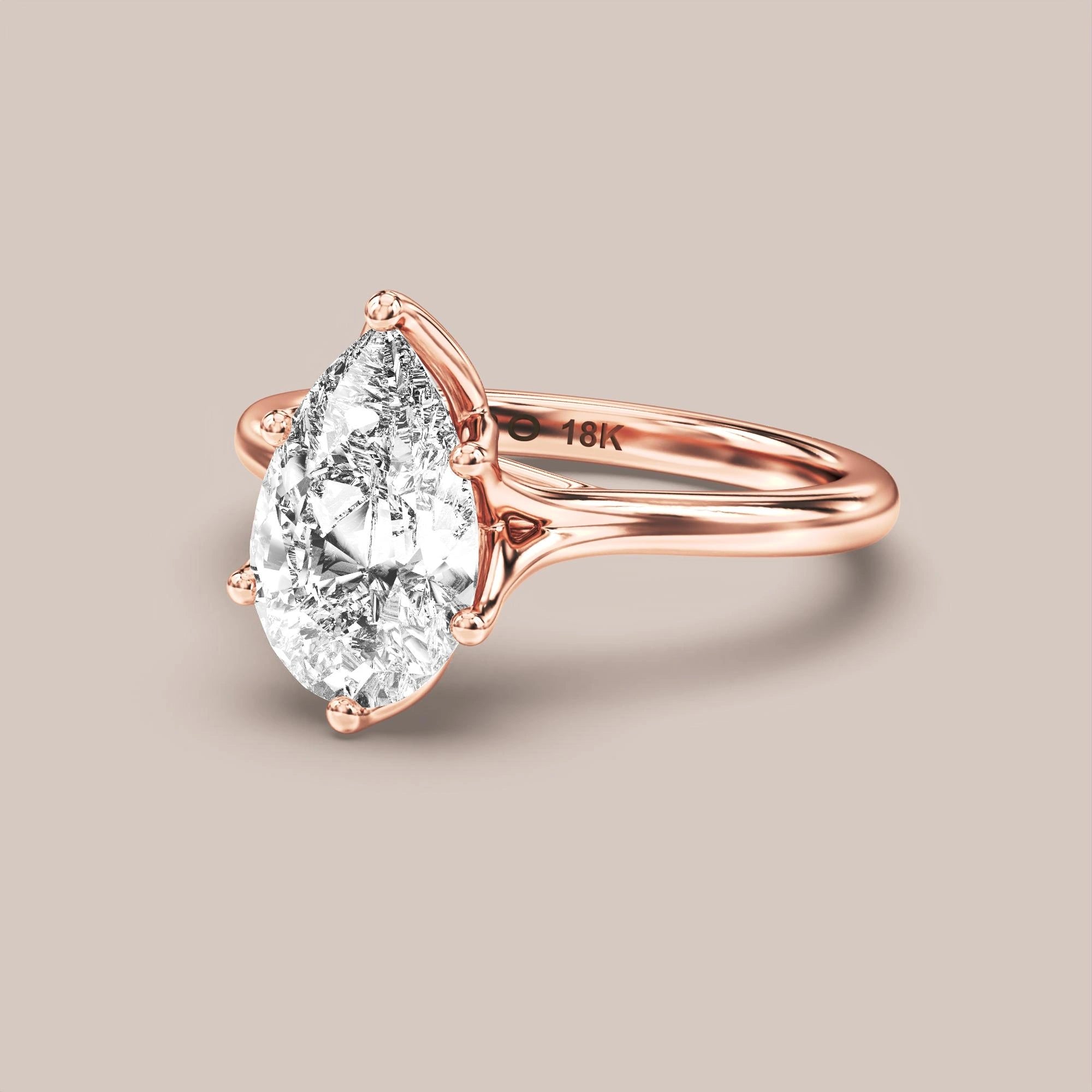 Pear - Rose gold