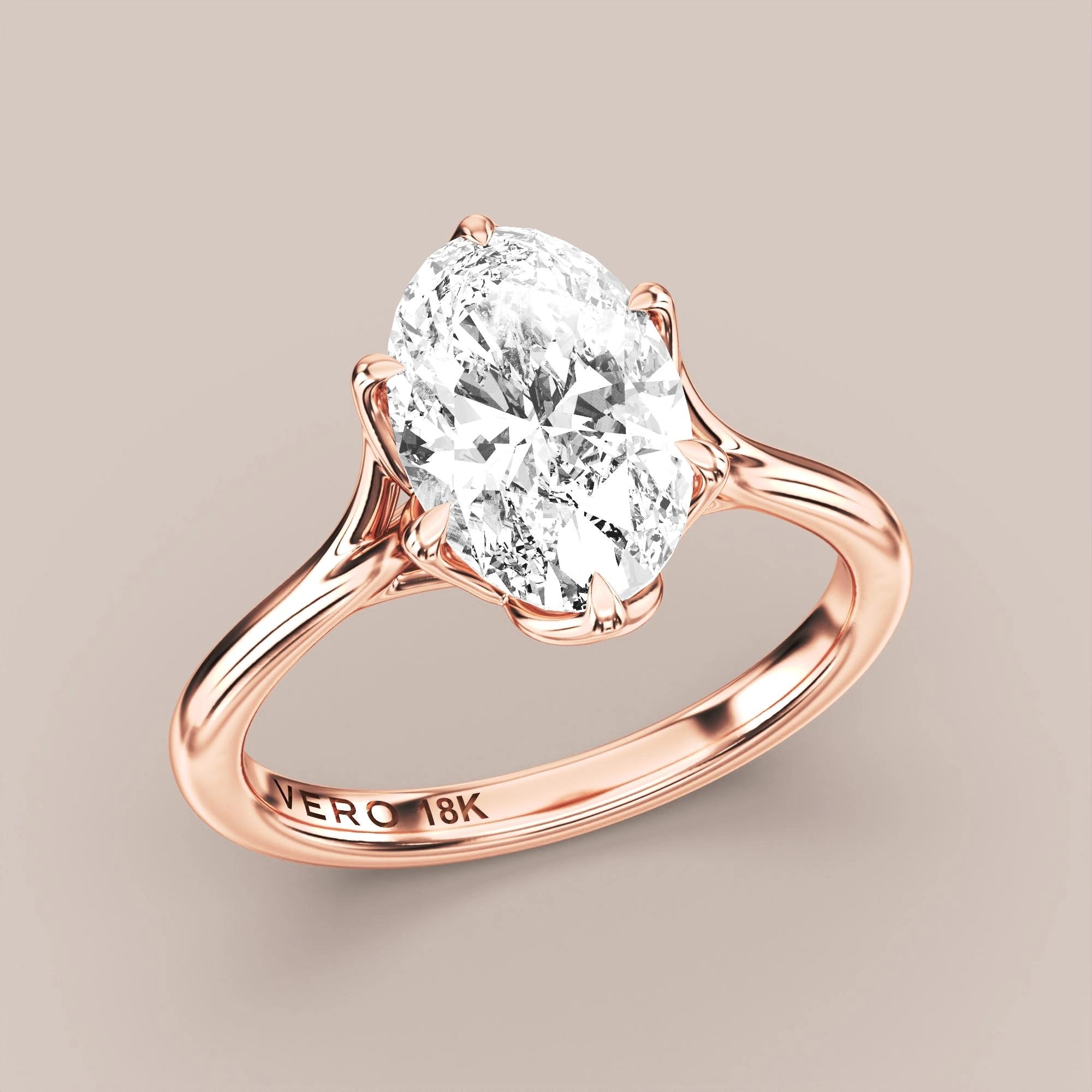 Oval - Rose gold