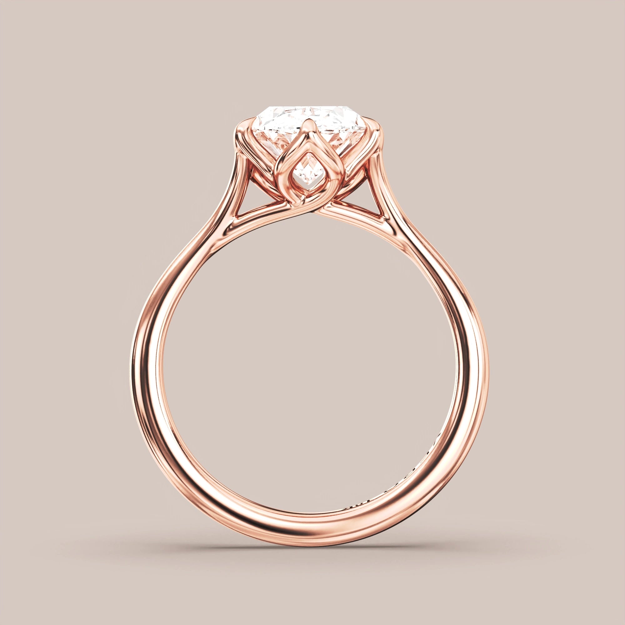 Oval - Rose gold