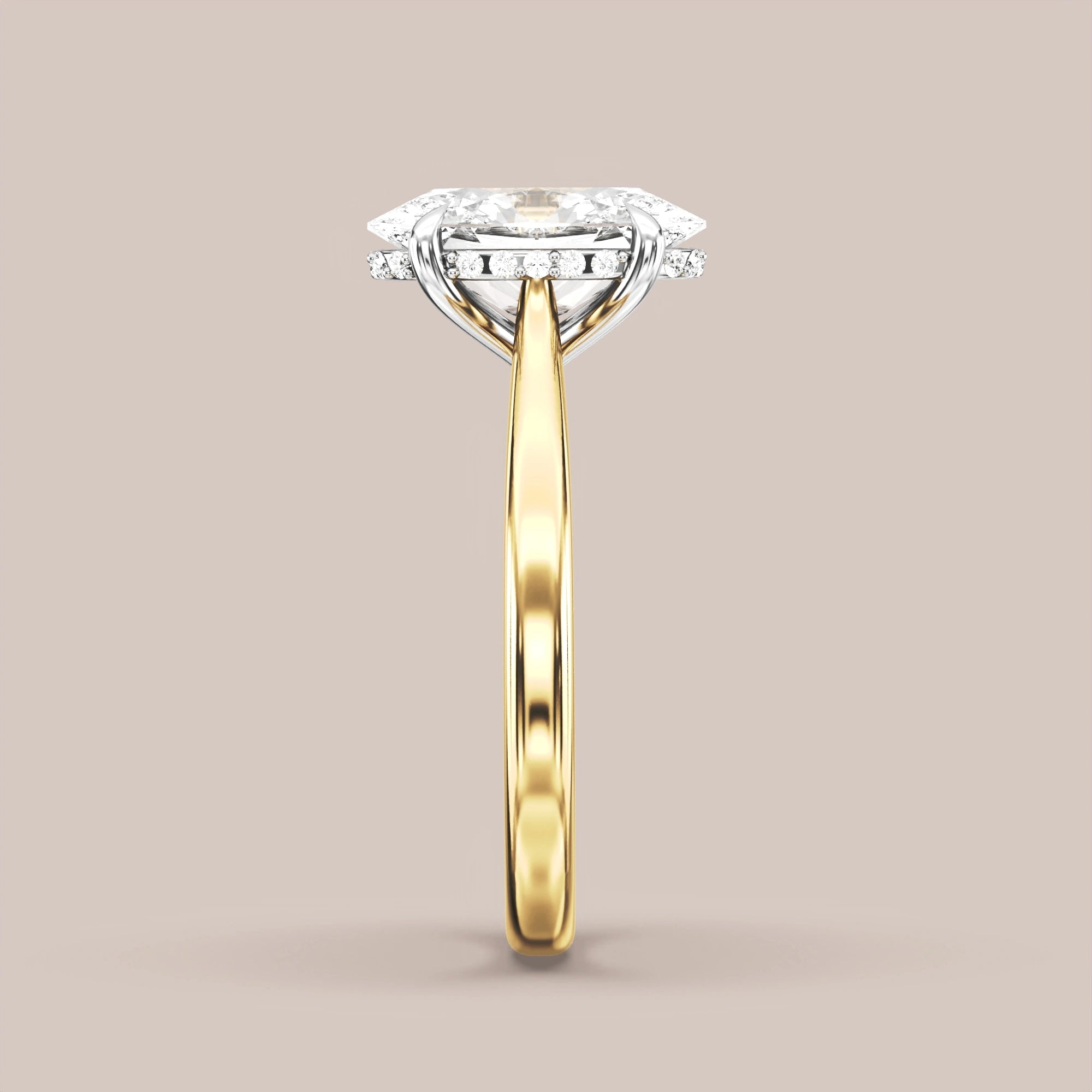 Oval - Two tone