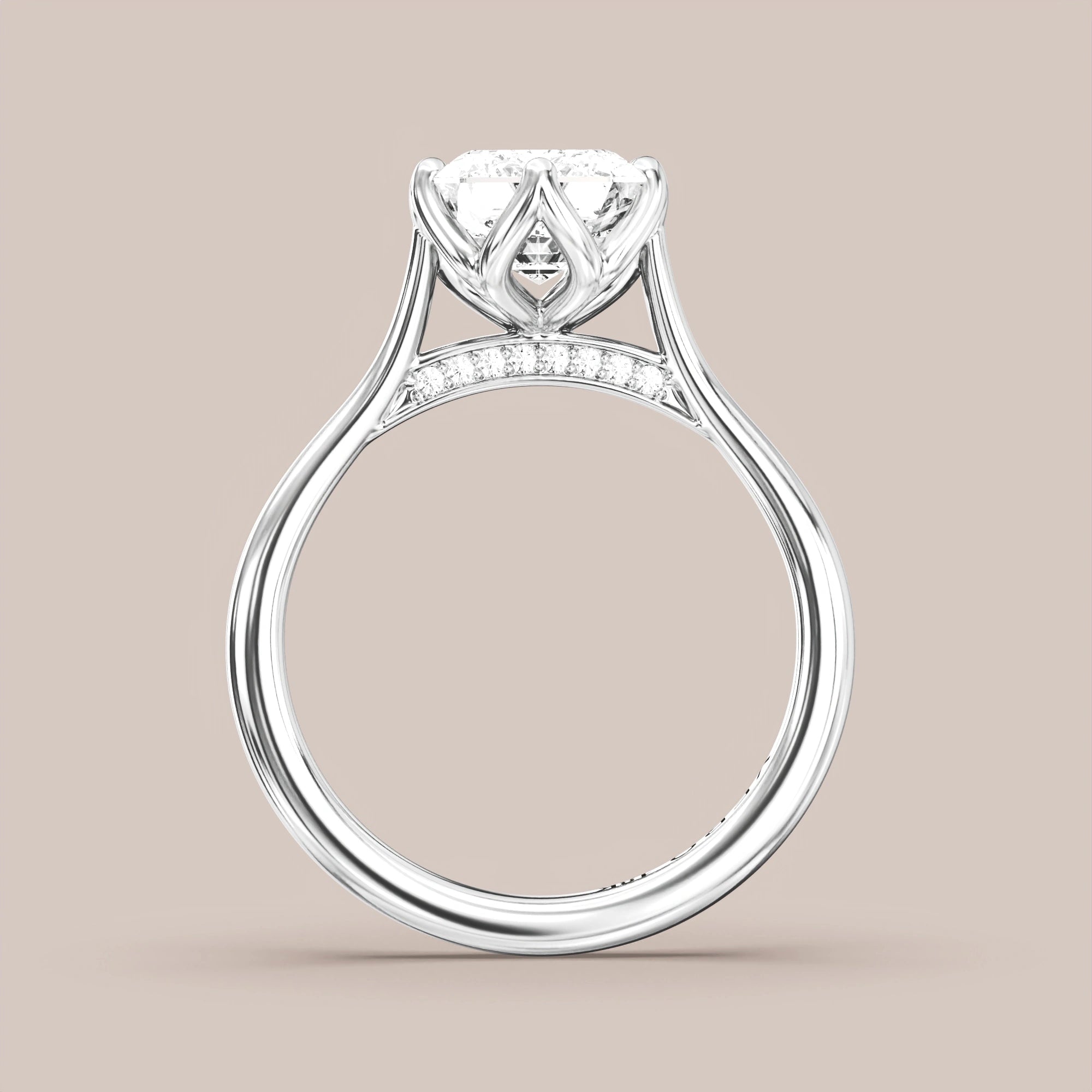 Emerald - White gold