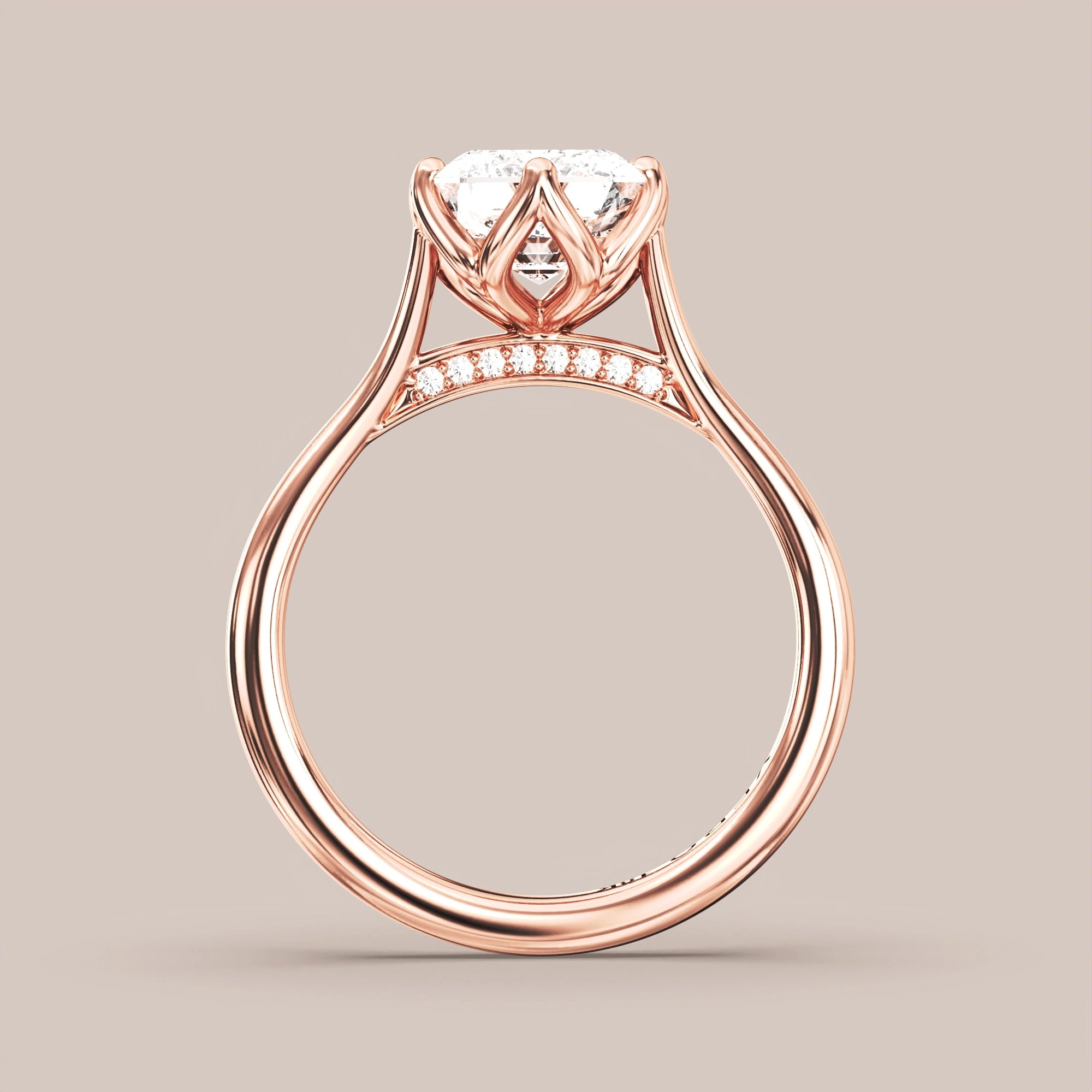 Emerald - Rose gold