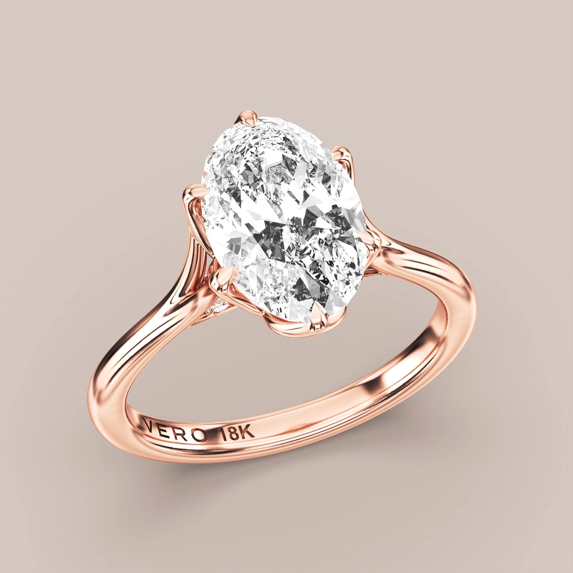 Oval - Rose gold