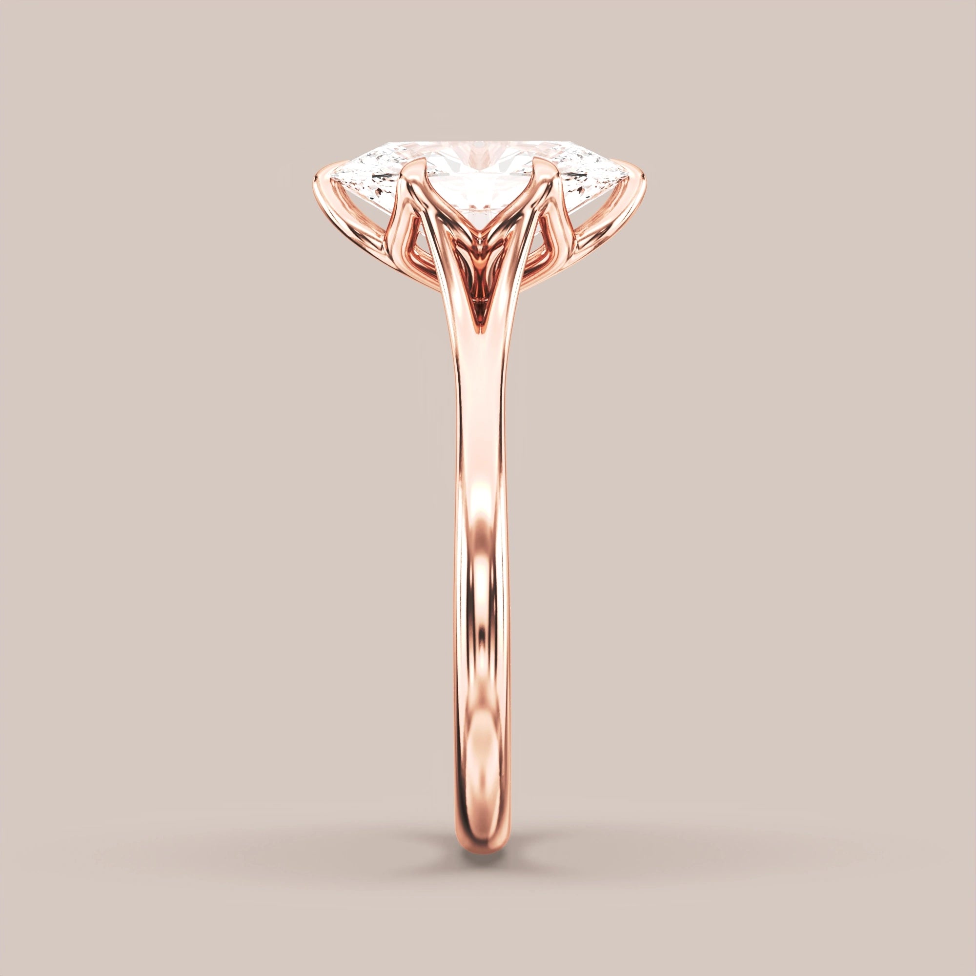 Oval - Rose gold