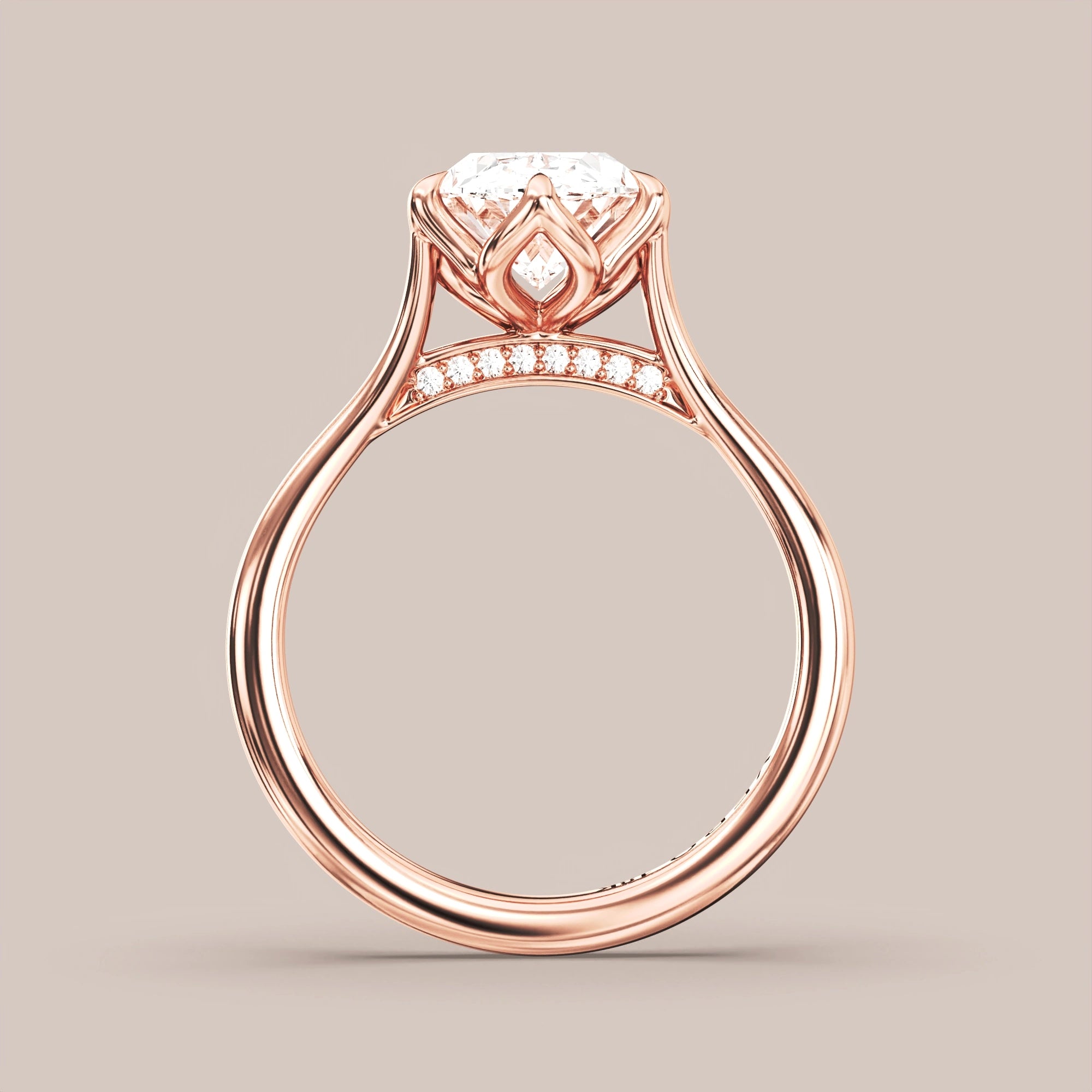 Oval - Rose gold
