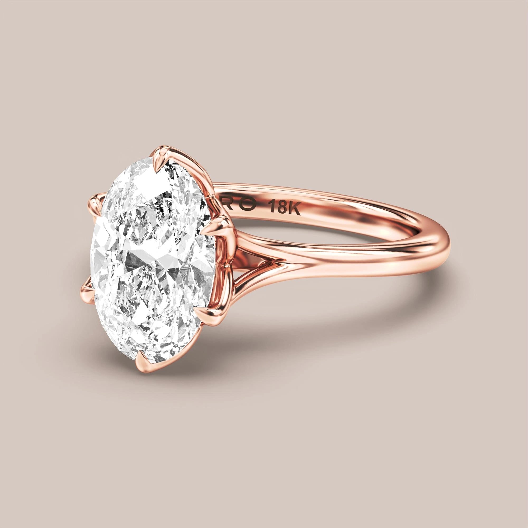 Oval - Rose gold