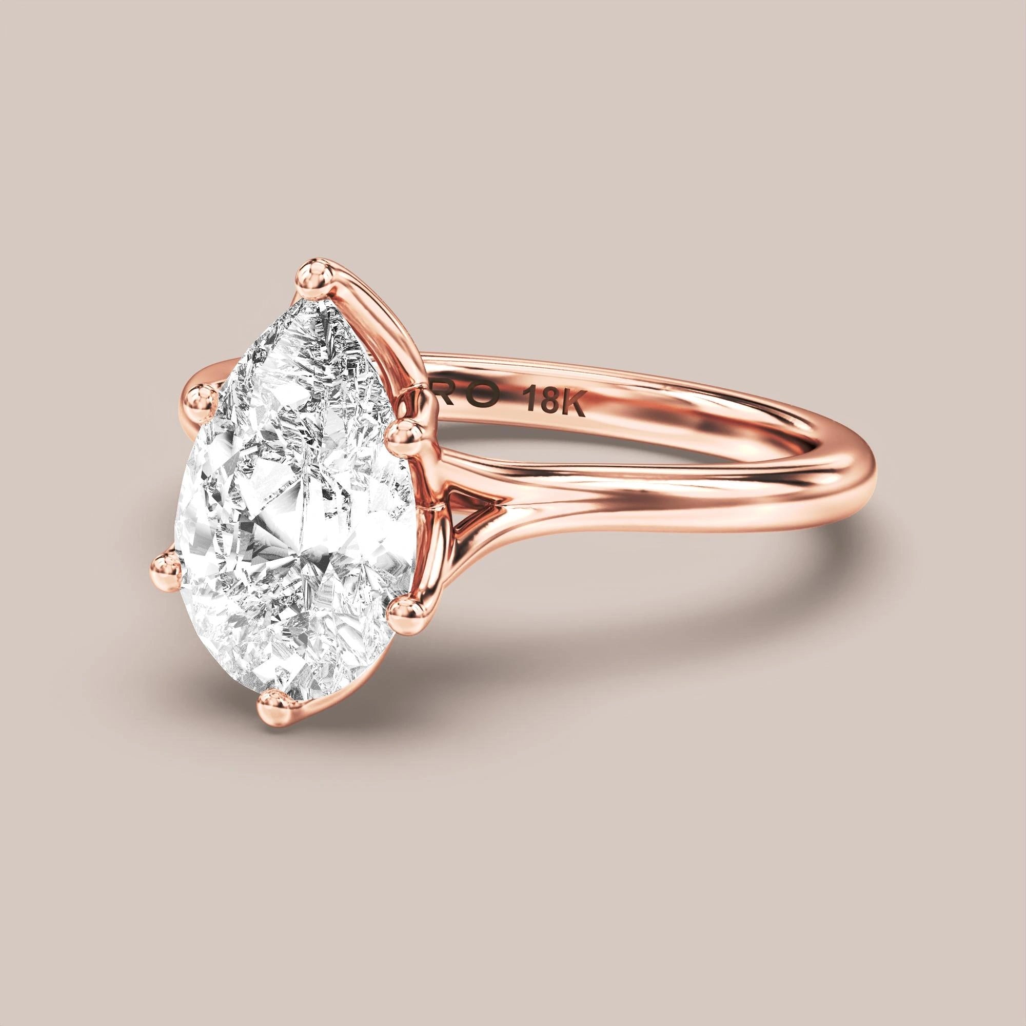 Pear - Rose gold