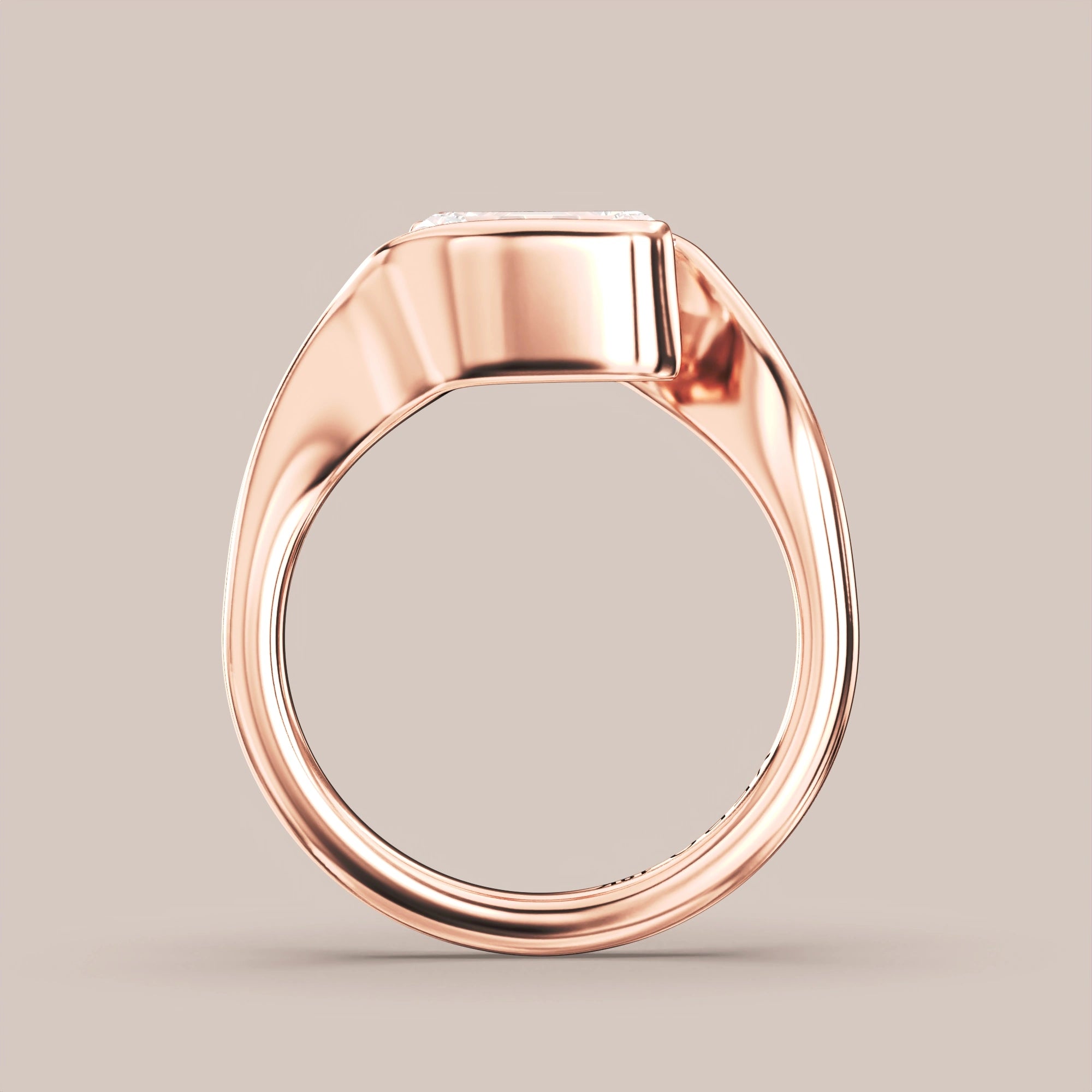 Emerald - Rose gold