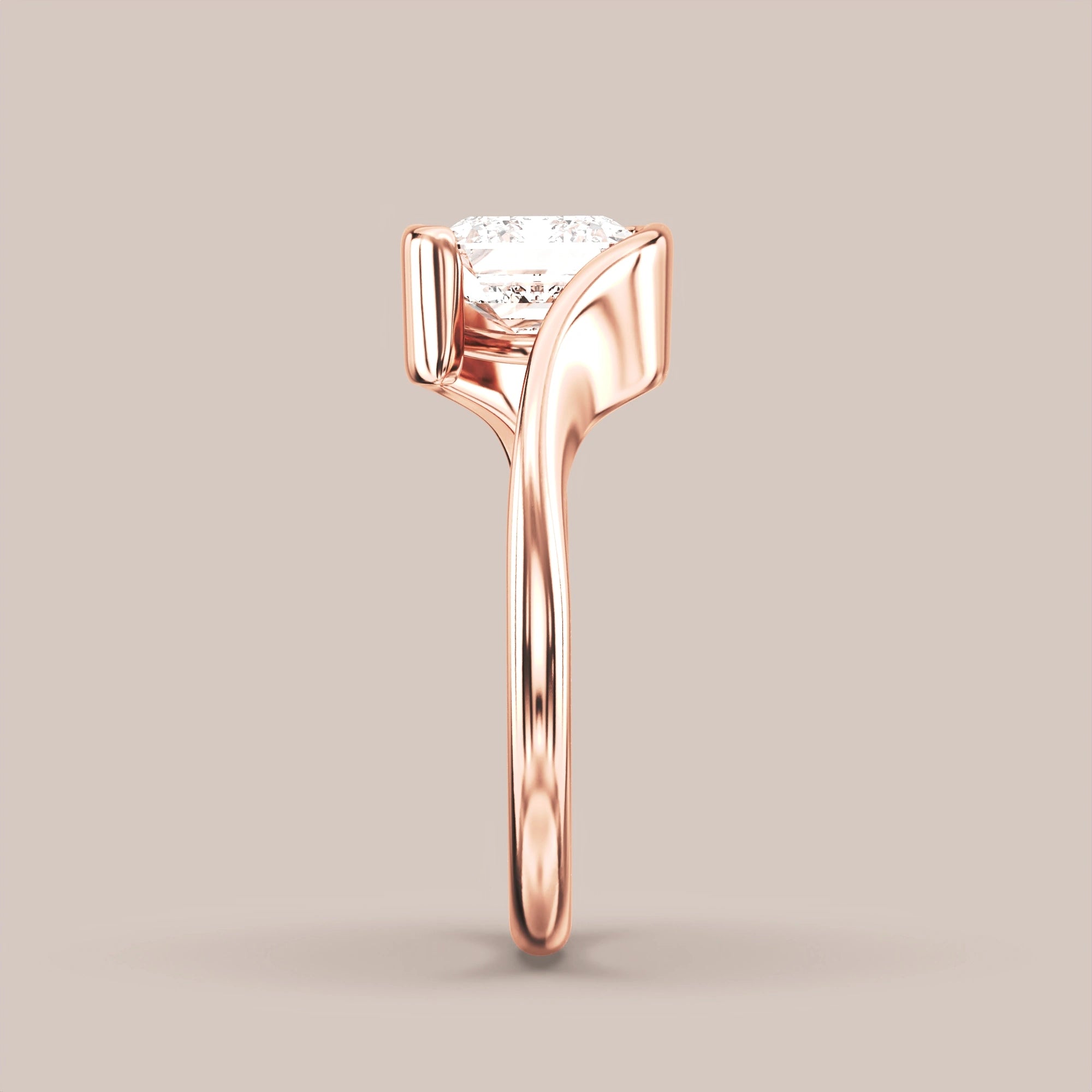 Emerald - Rose gold